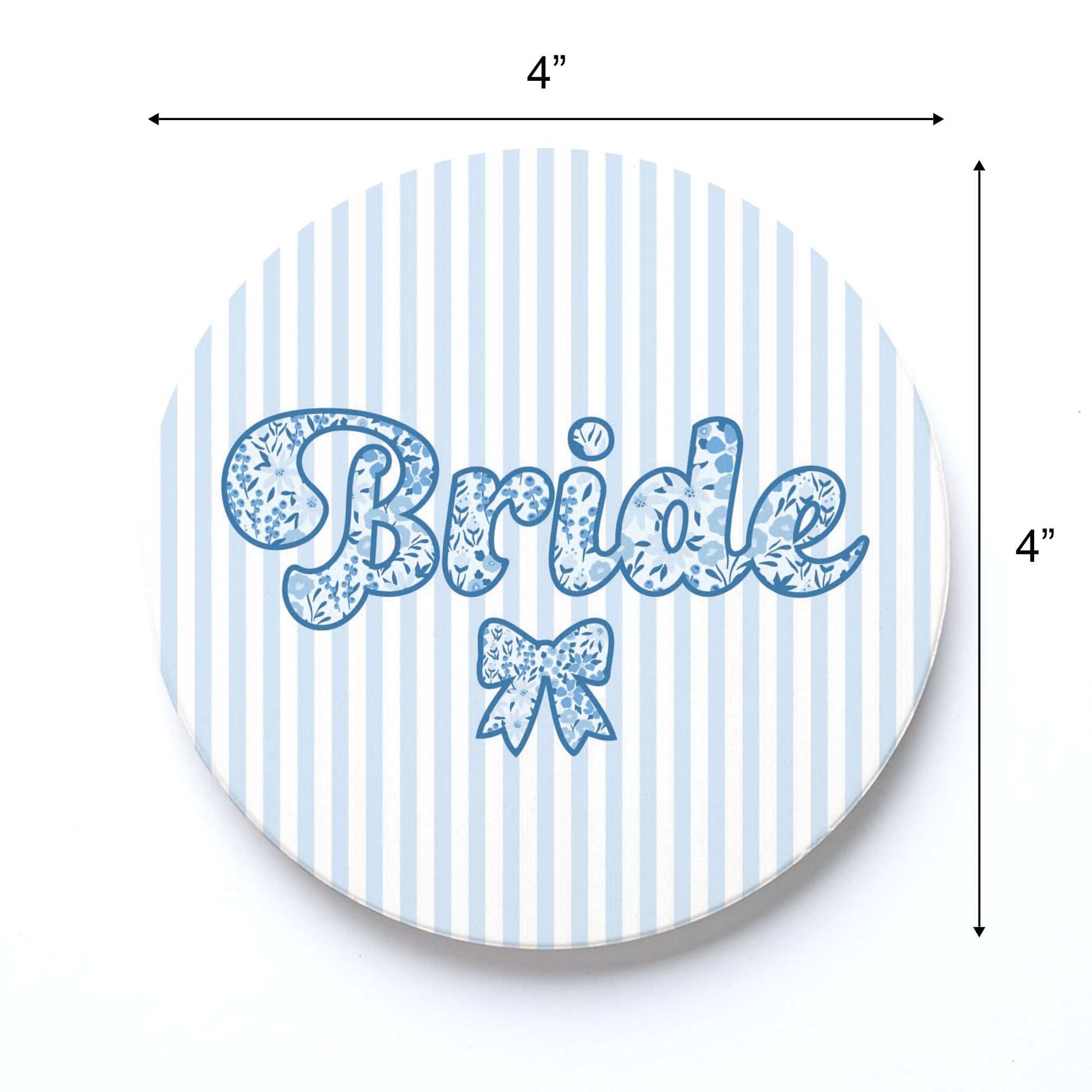 Ceramic Round Coaster-Happily Ever After -3