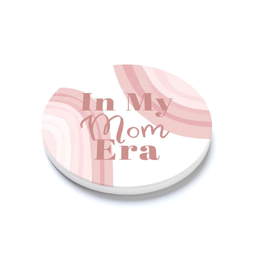 Ceramic Round Coaster-In My Mom Era -1