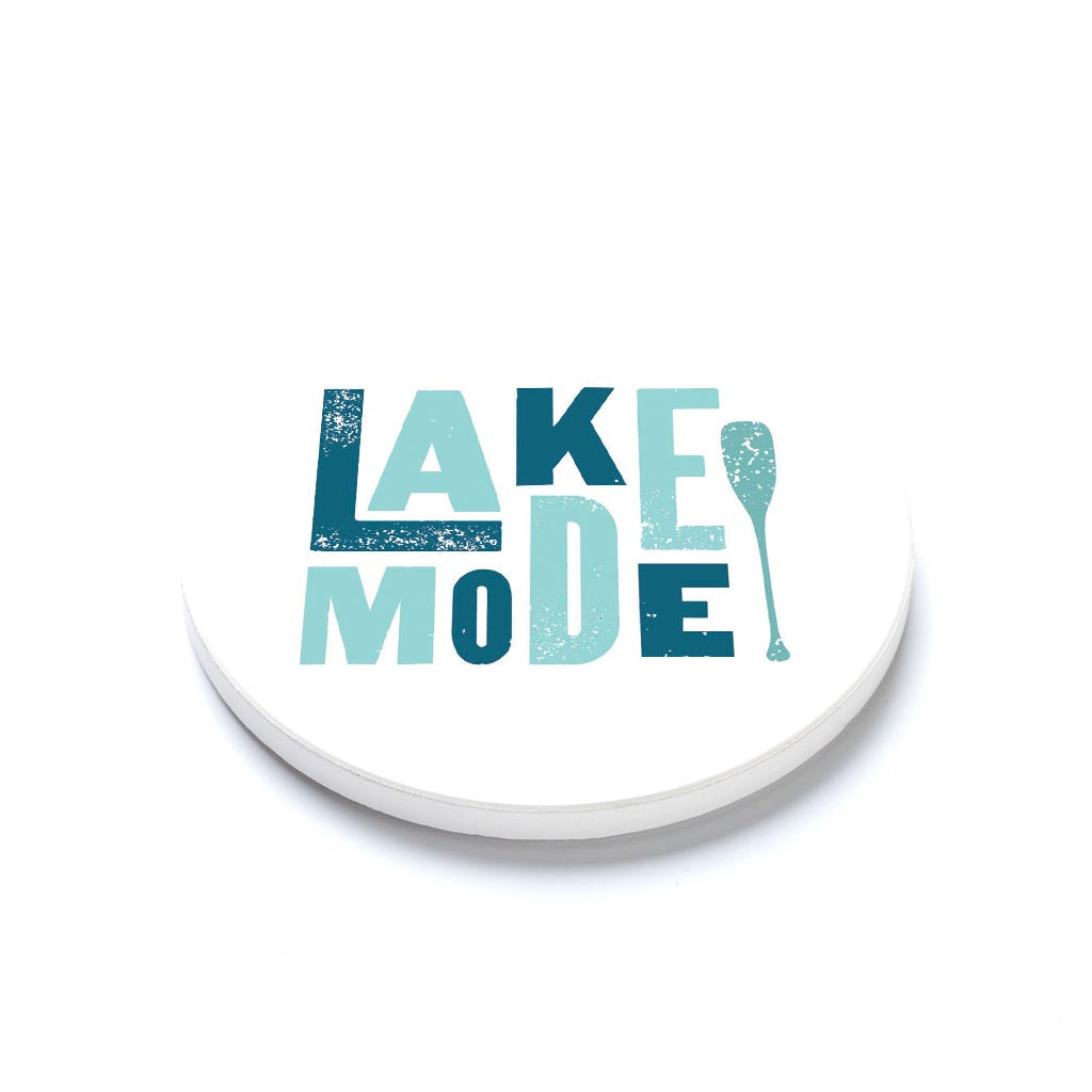 Ceramic Round Coaster-Lake Mode -1