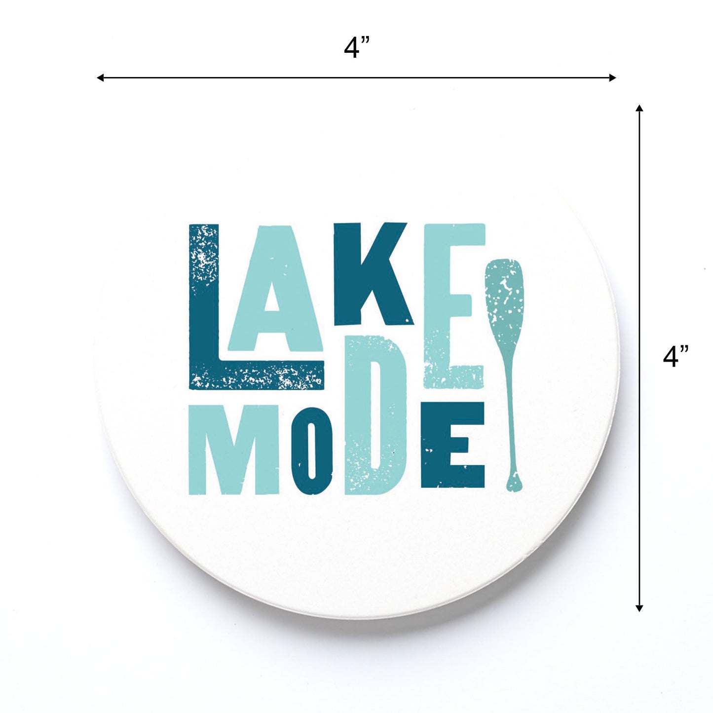 Ceramic Round Coaster-Lake Mode -3