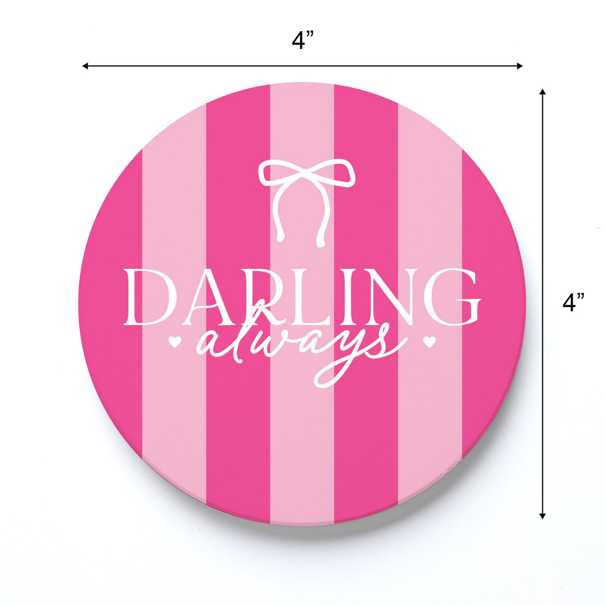 Ceramic Round Coaster-All Things Lovely -3