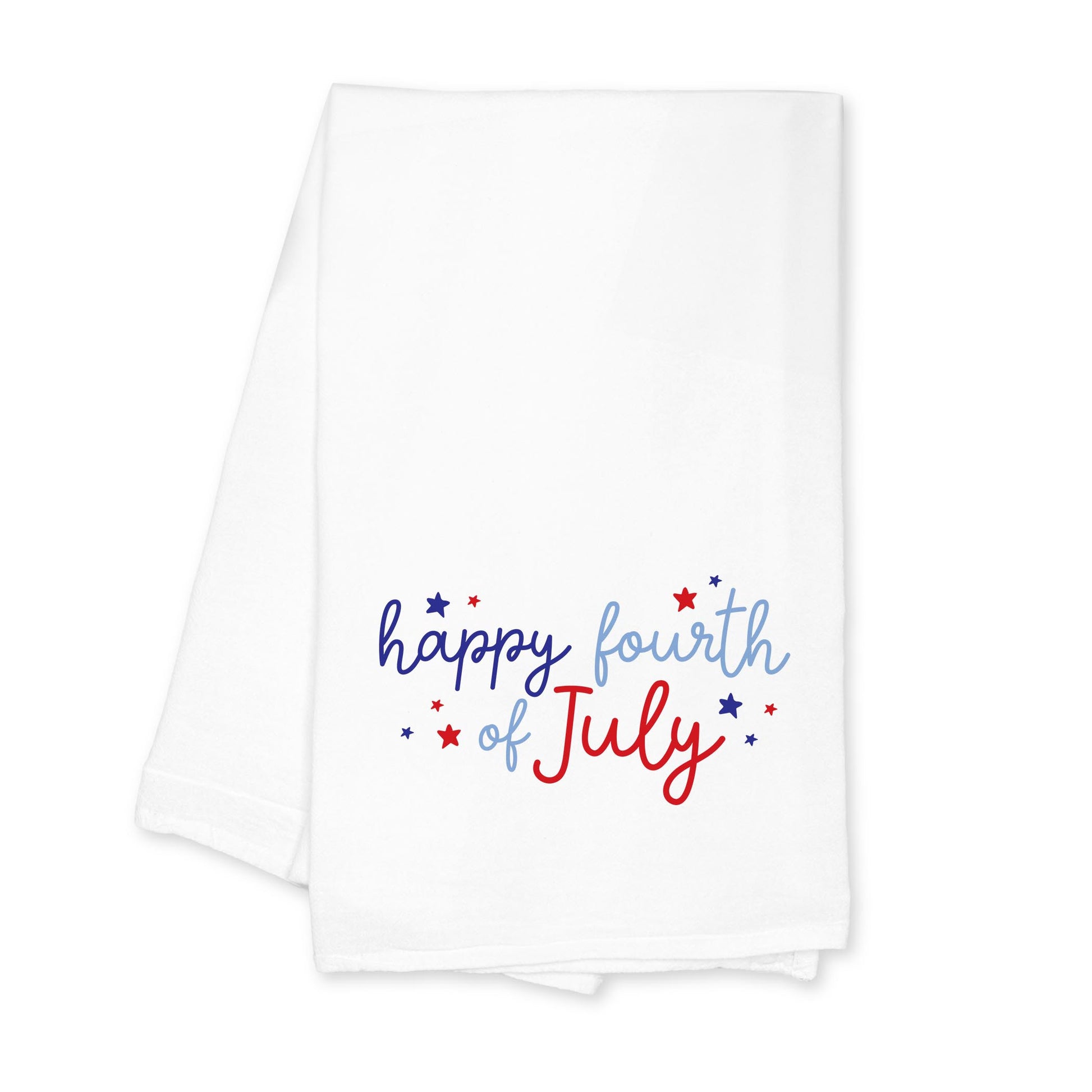 Cotton Tea Towel White-4th of July 250th Anniversary -0