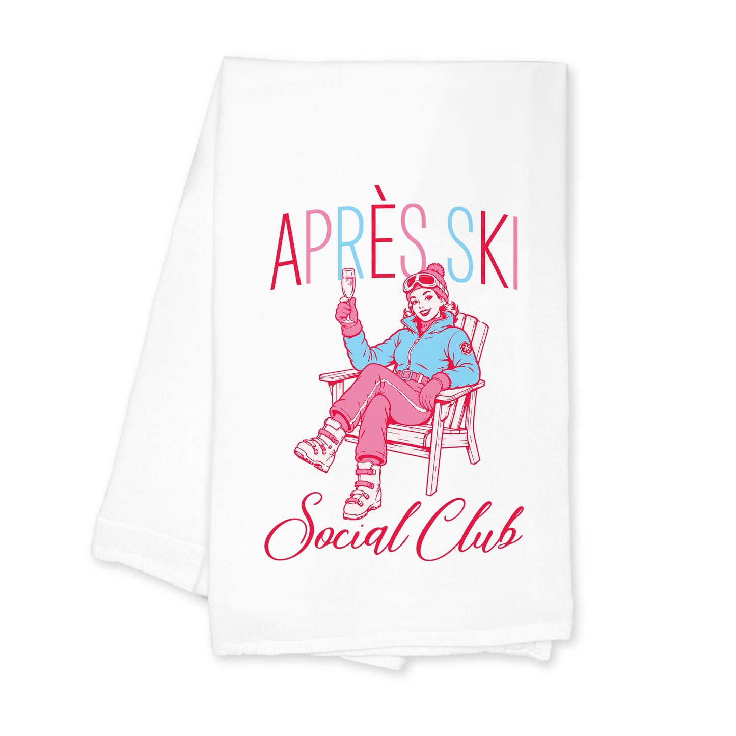 Cotton Tea Towel White-Après Ski -0