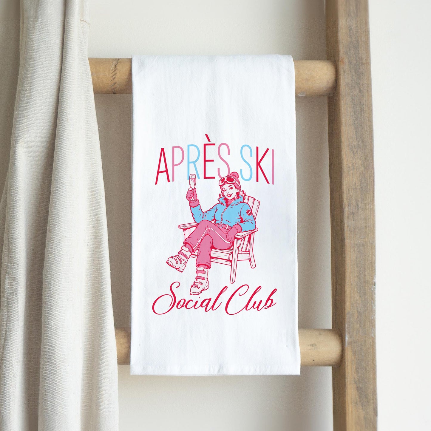 Cotton Tea Towel White-Après Ski -2