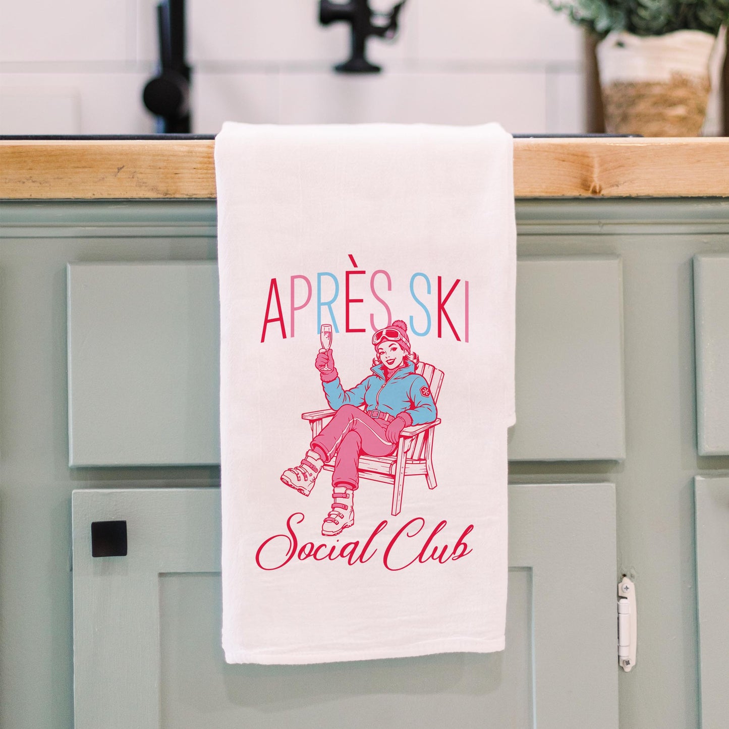 Cotton Tea Towel White-Après Ski -3