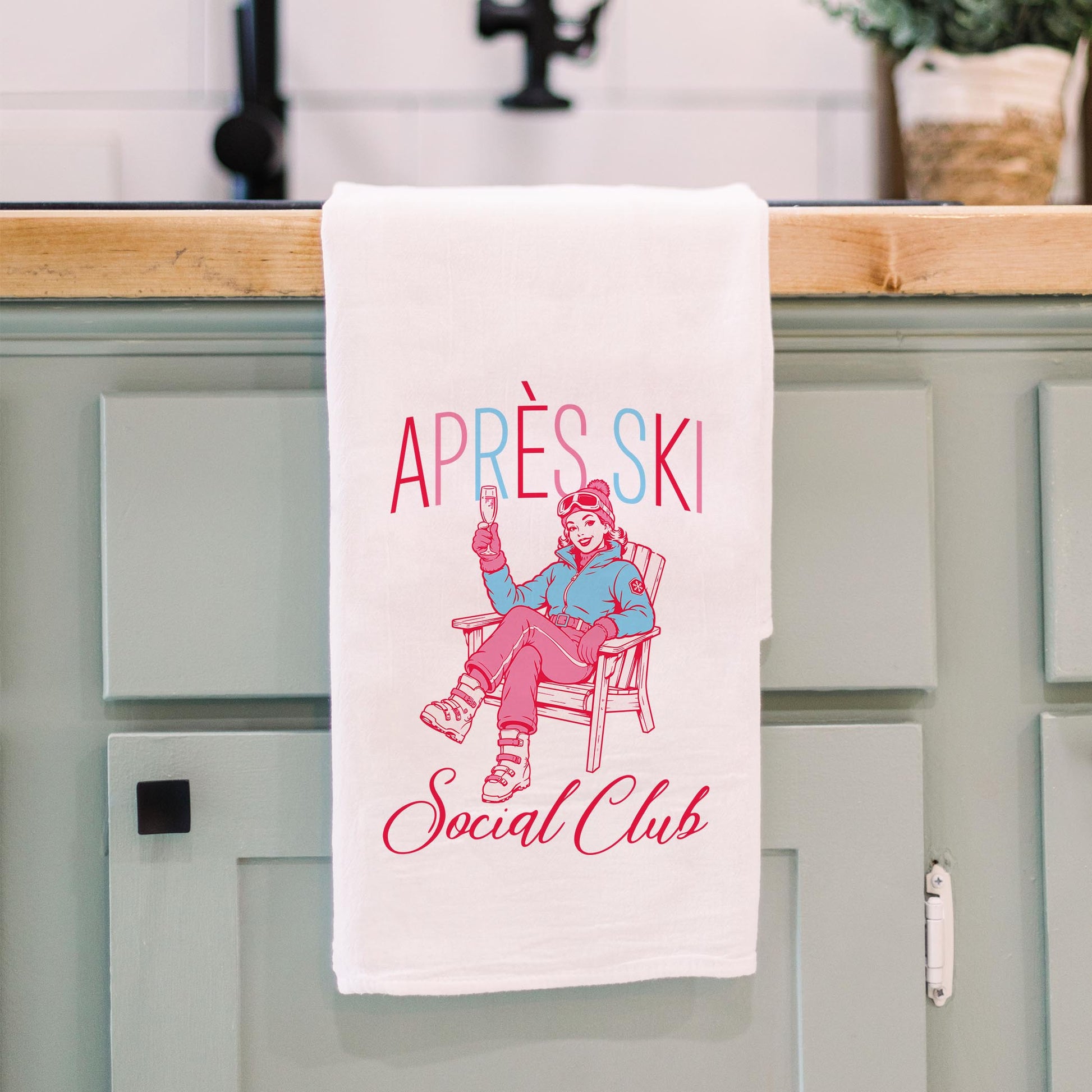 Cotton Tea Towel White-Après Ski -3