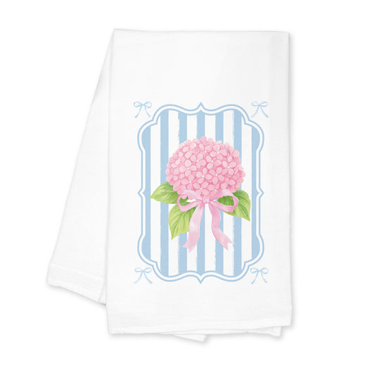 Cotton Tea Towel White-Hydrangea Cottage -0