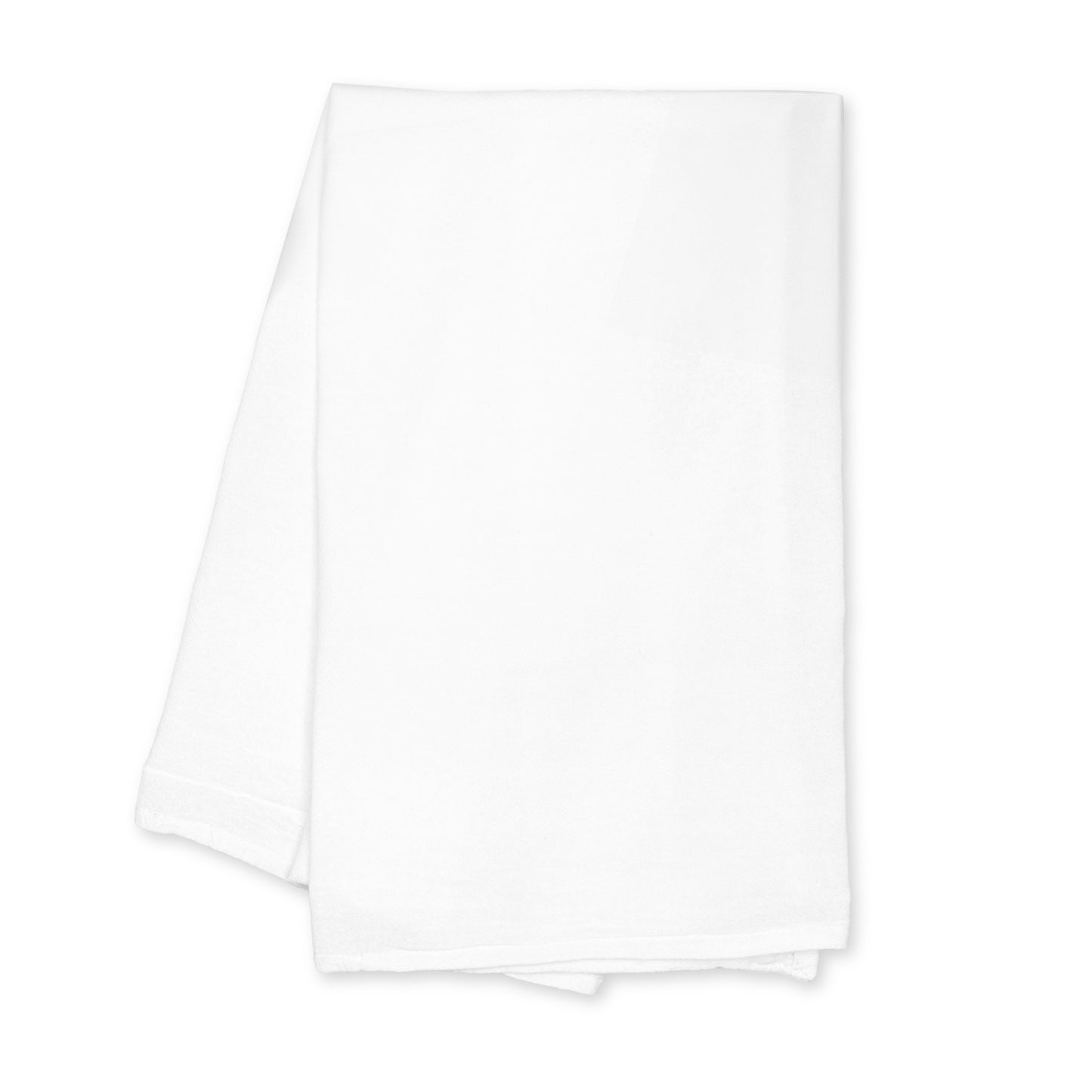 Custom White Cotton Tea Towel