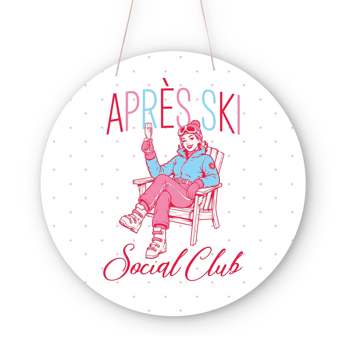 20" Door Hanger-Après Ski -0