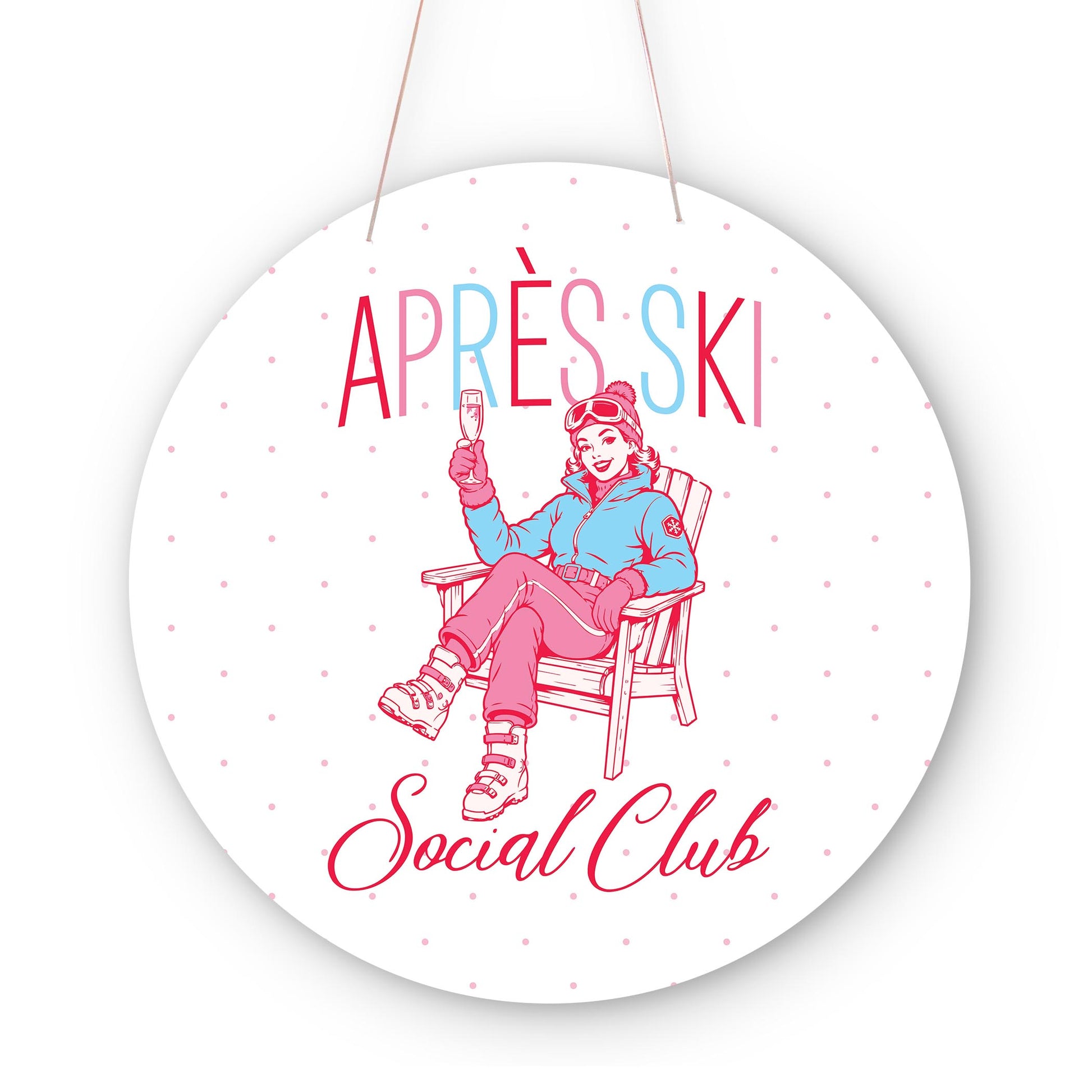 20" Door Hanger-Après Ski -0