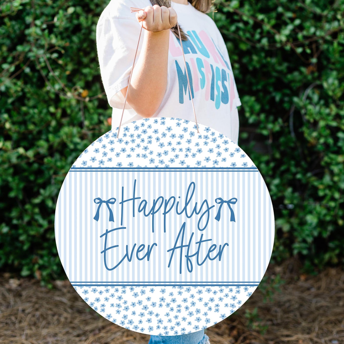 20" Door Hanger-Happily Ever After -1