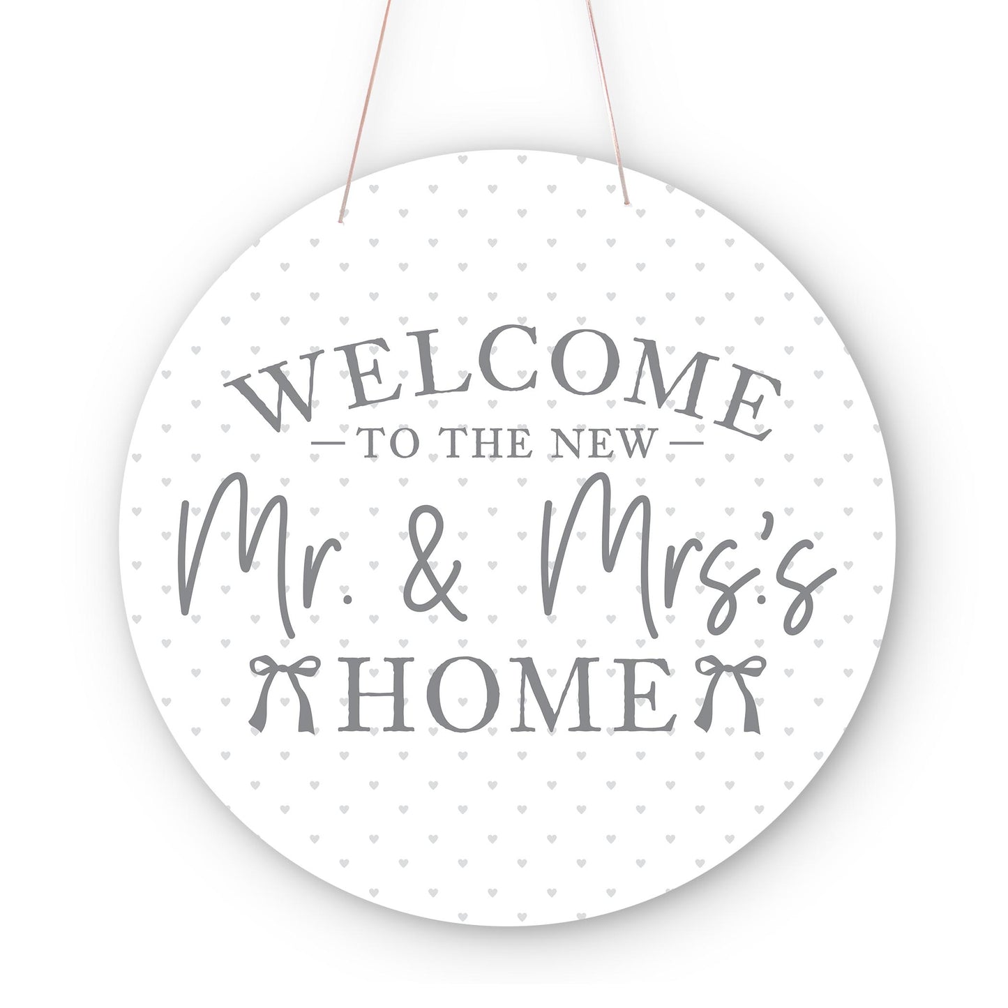 20" Door Hanger-The New Mr. & Mrs.s Home -0