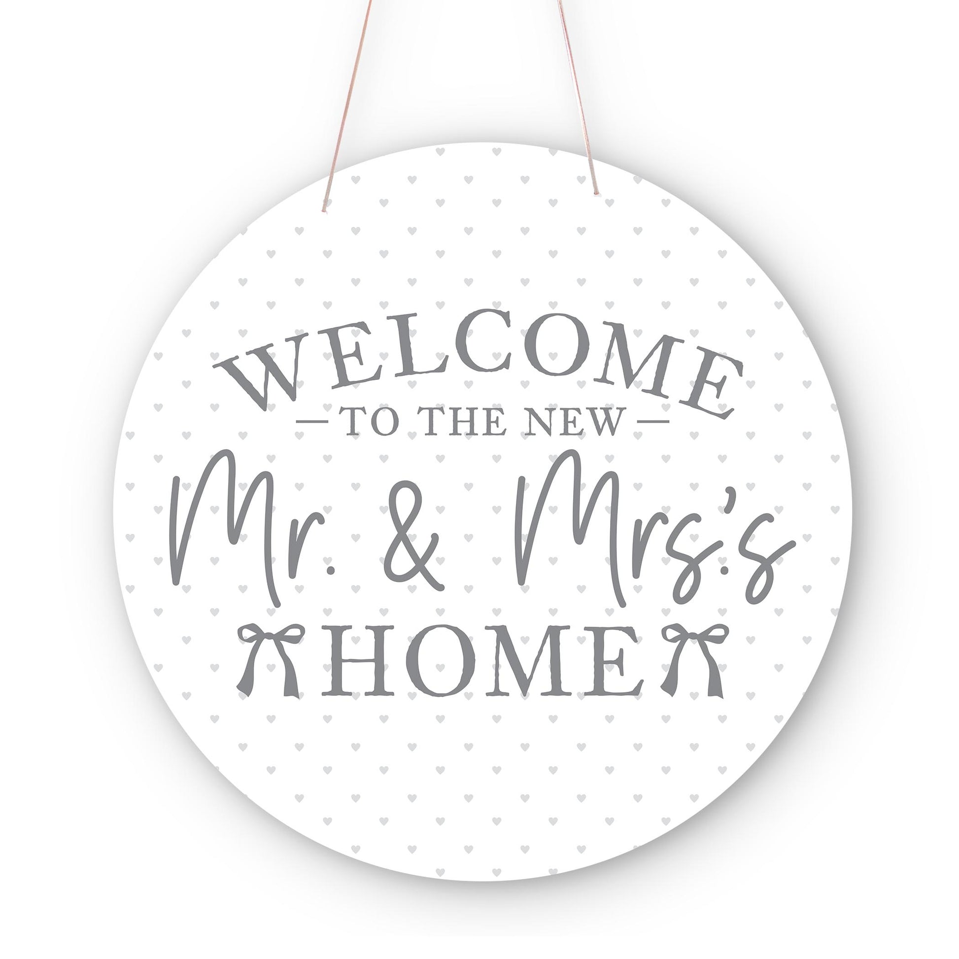 20" Door Hanger-The New Mr. & Mrs.s Home -0