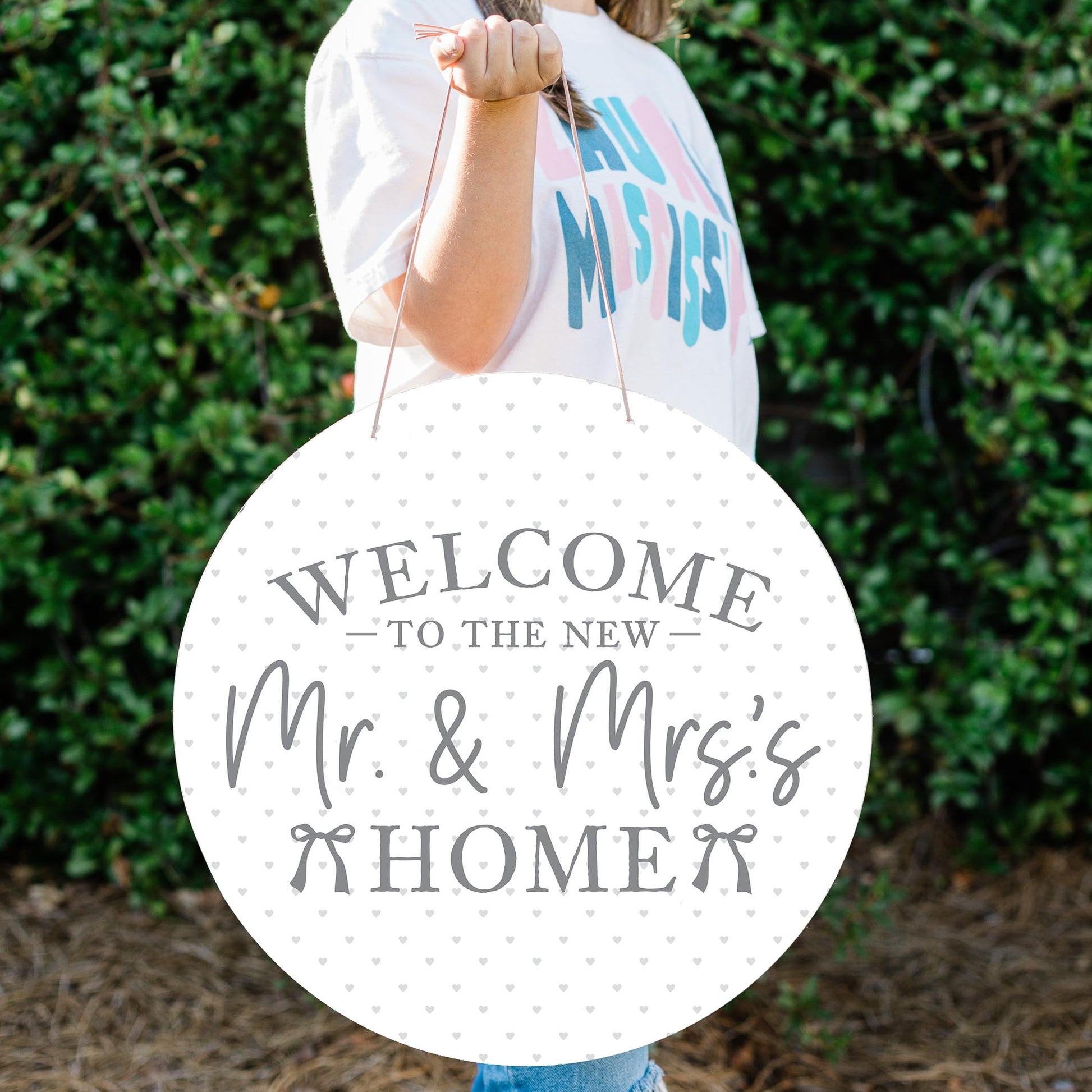 20" Door Hanger-The New Mr. & Mrs.s Home -1