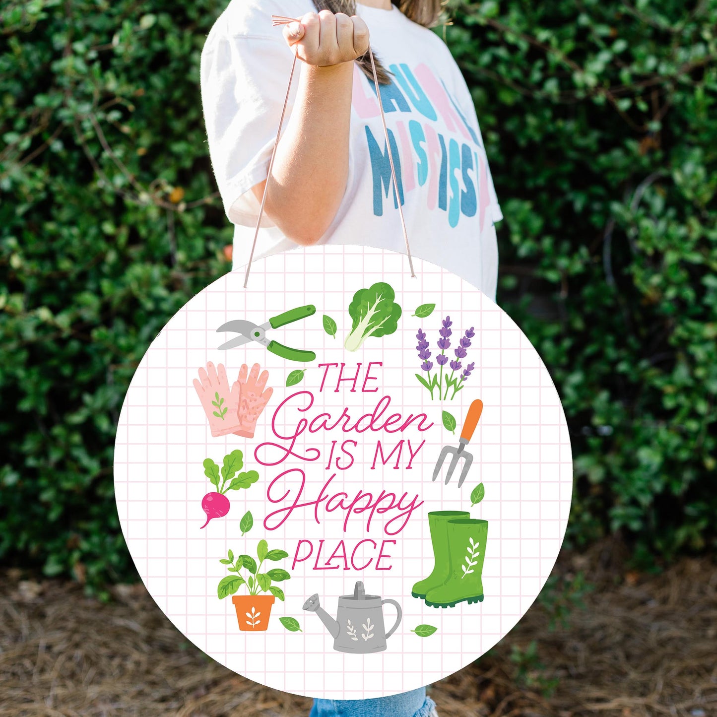 20" Door Hanger-Plant Lady -1