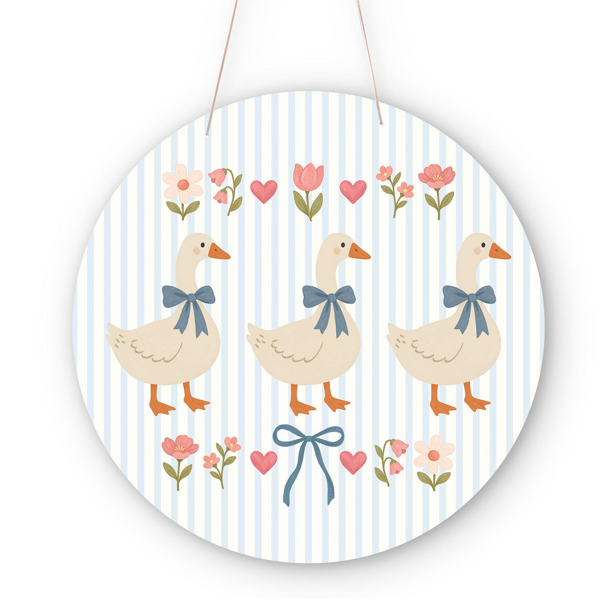 20" Door Hanger-Vintage Goose -0