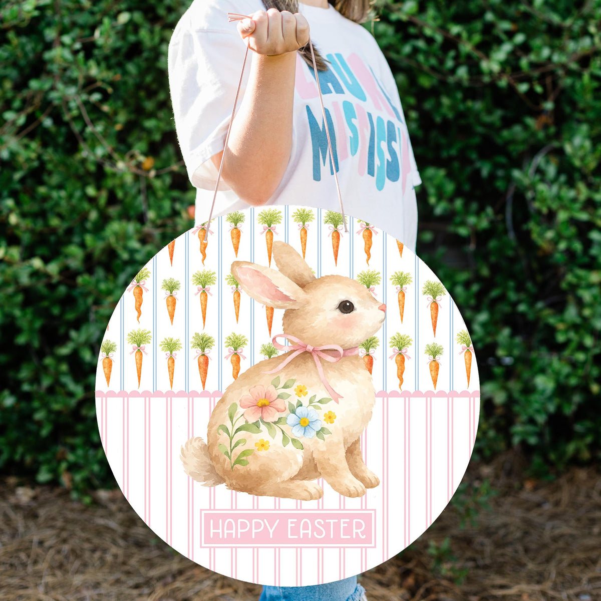 20" Door Hanger-Cottage Easter -1