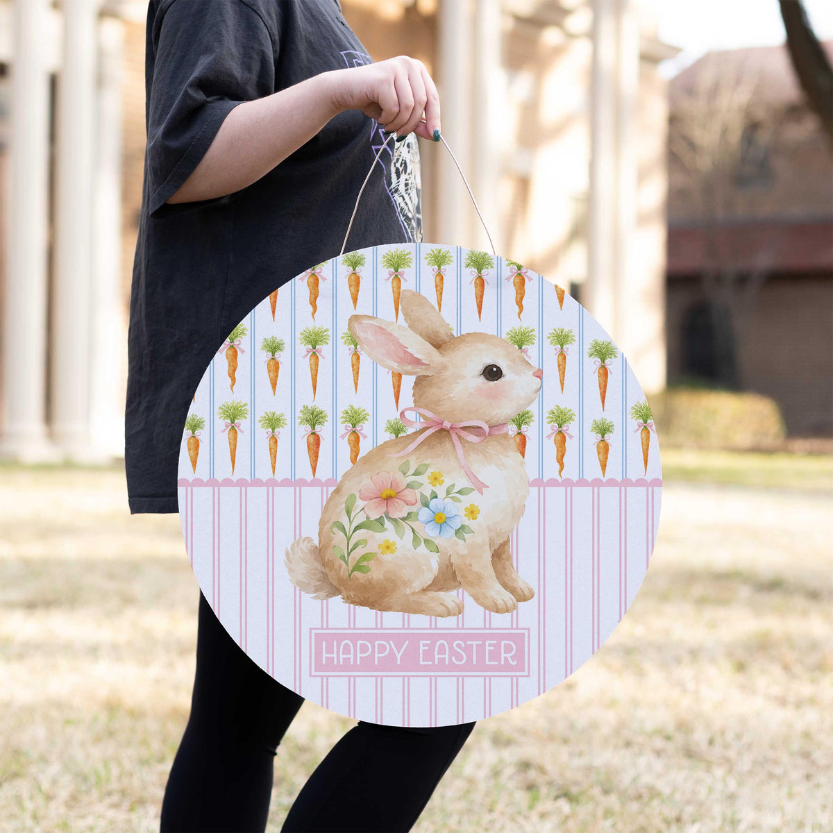 20" Door Hanger-Cottage Easter -2