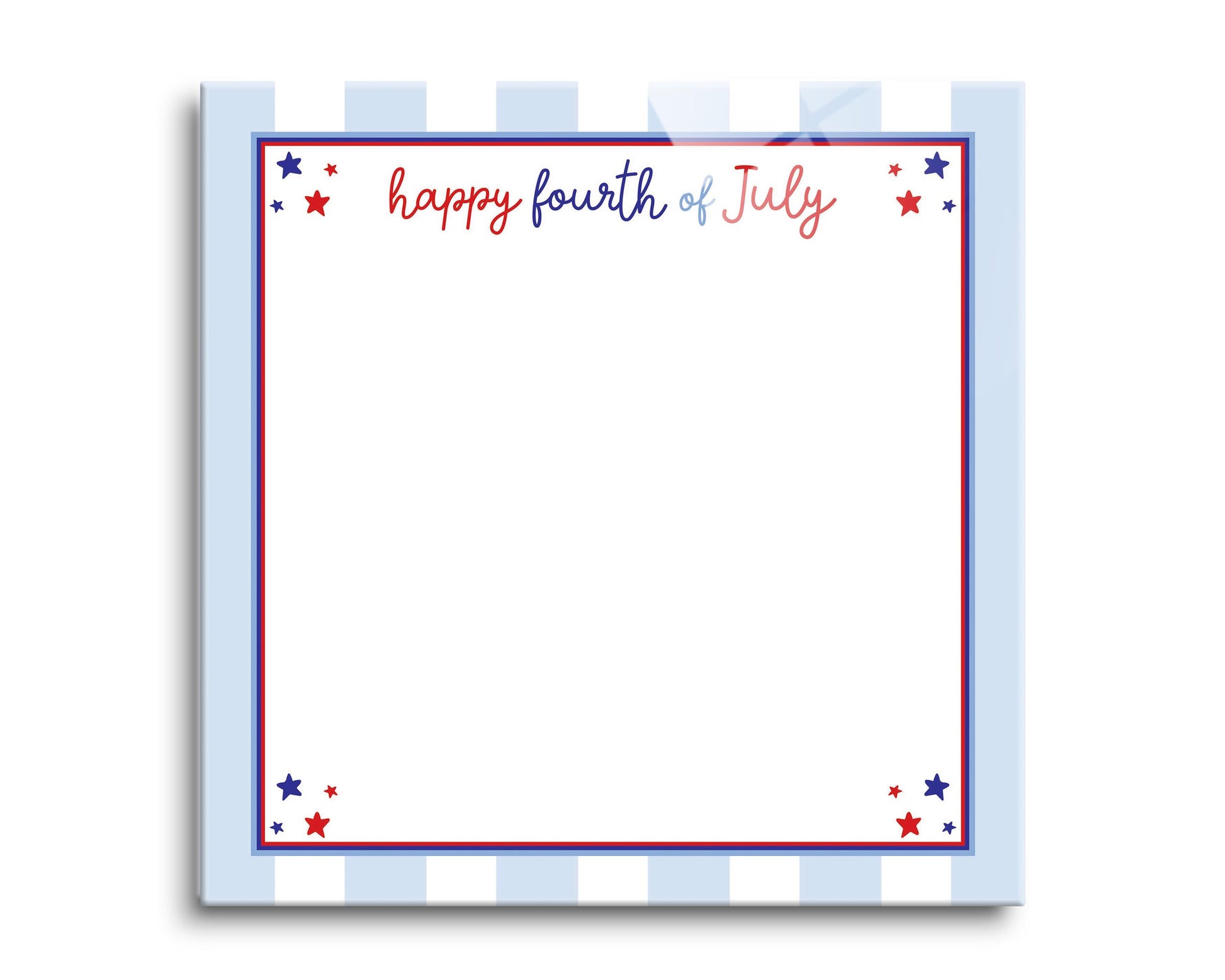8x8 Glass Dry Erase-4th of July 250th Anniversary -0
