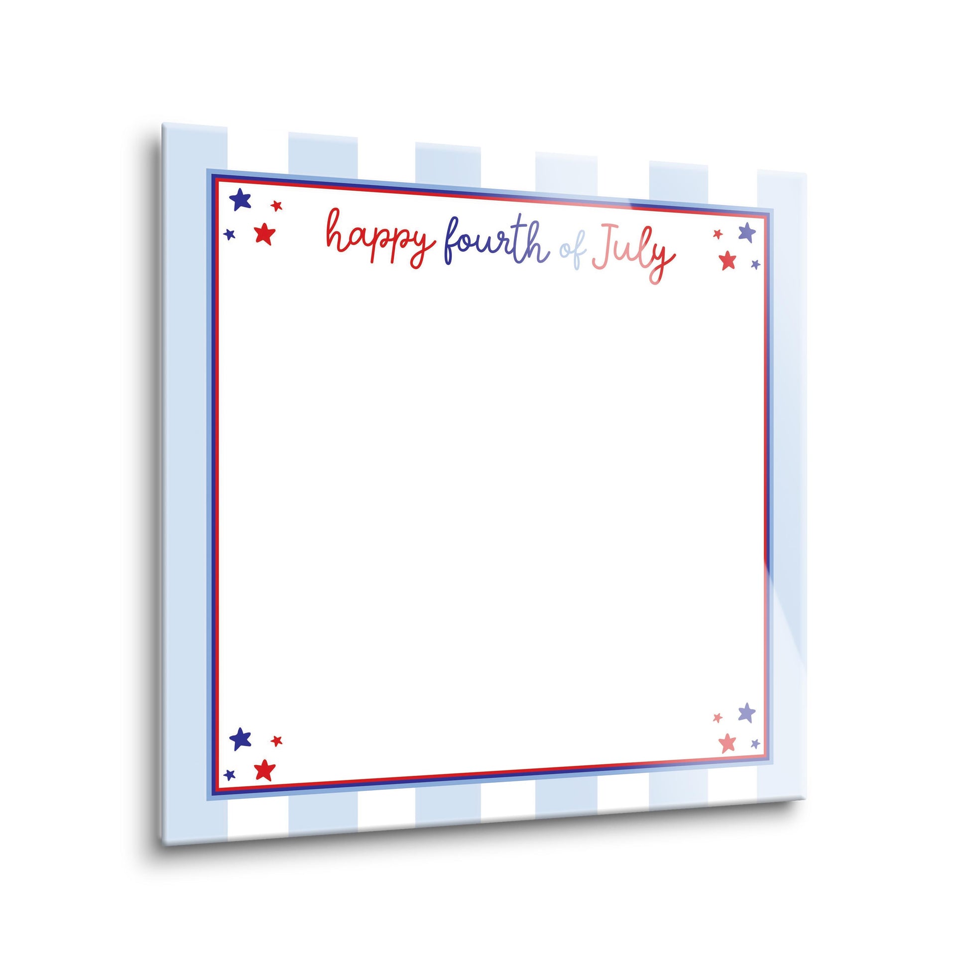 8x8 Glass Dry Erase-4th of July 250th Anniversary -1
