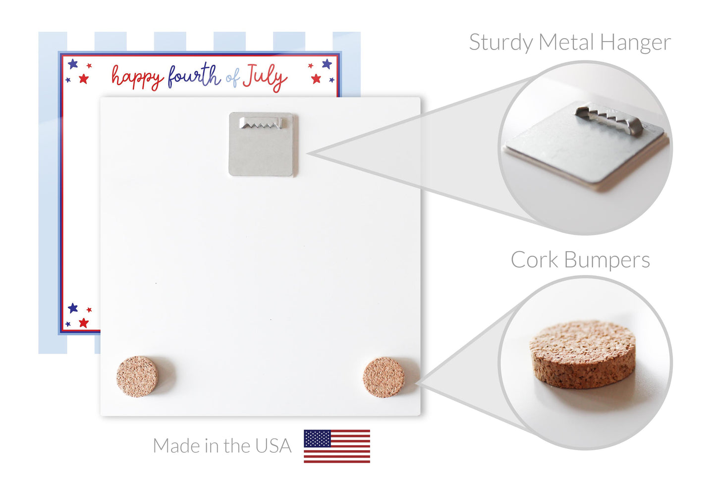 8x8 Glass Dry Erase-4th of July 250th Anniversary -7