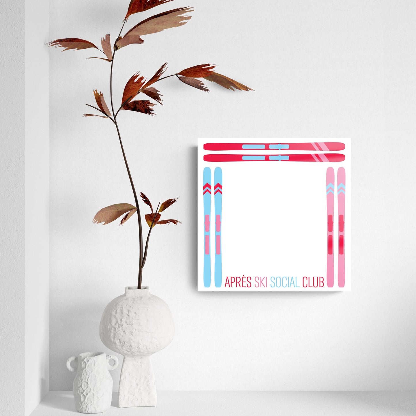 8x8 Glass Dry Erase-Après Ski -4