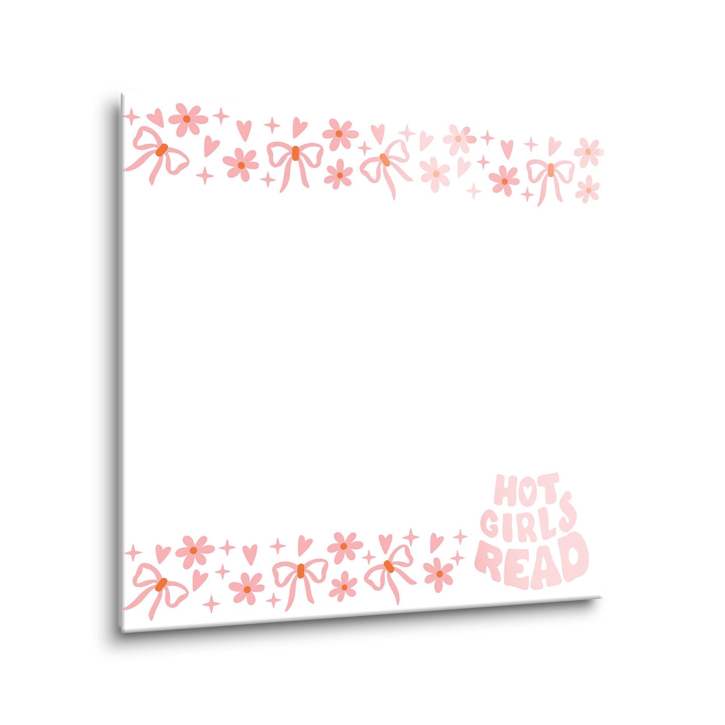 8x8 Glass Dry Erase-Hot Girls Read -1