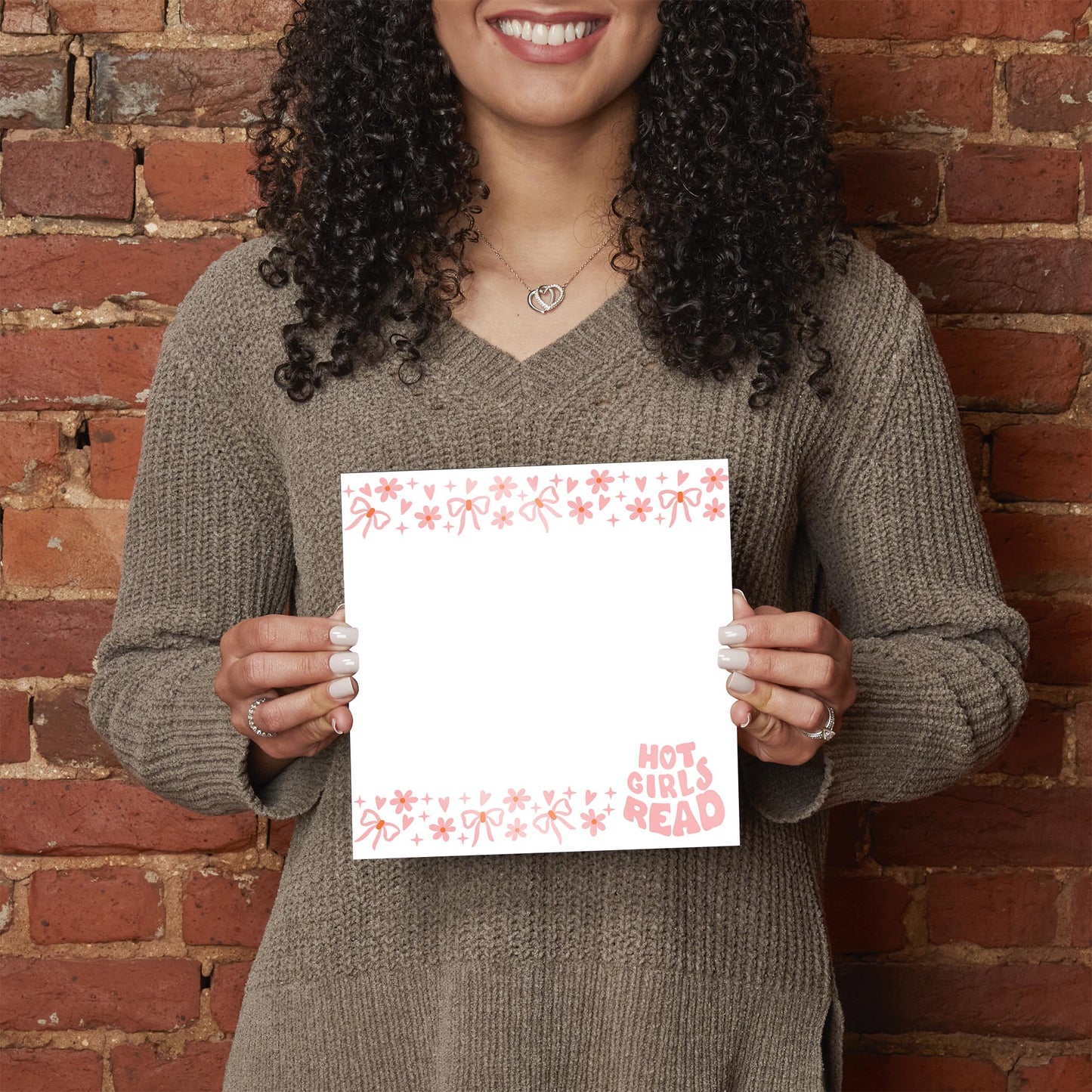 8x8 Glass Dry Erase-Hot Girls Read -2