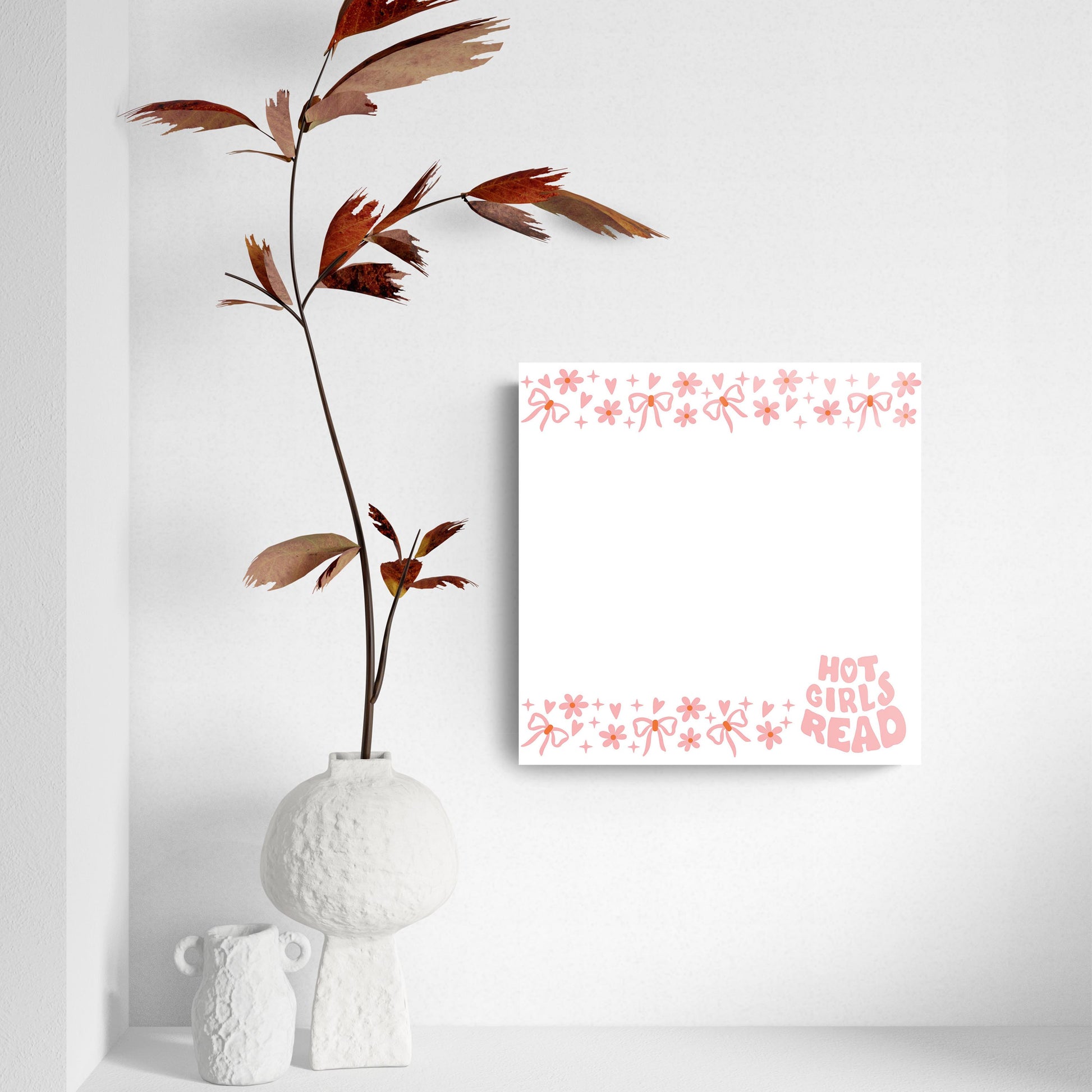 8x8 Glass Dry Erase-Hot Girls Read -4