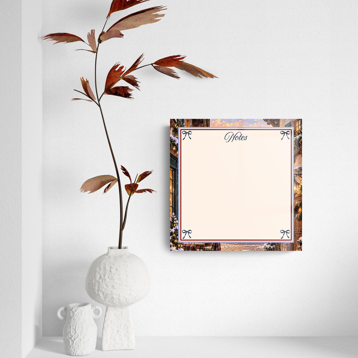 8x8 Glass Dry Erase-Chalet Girl -4
