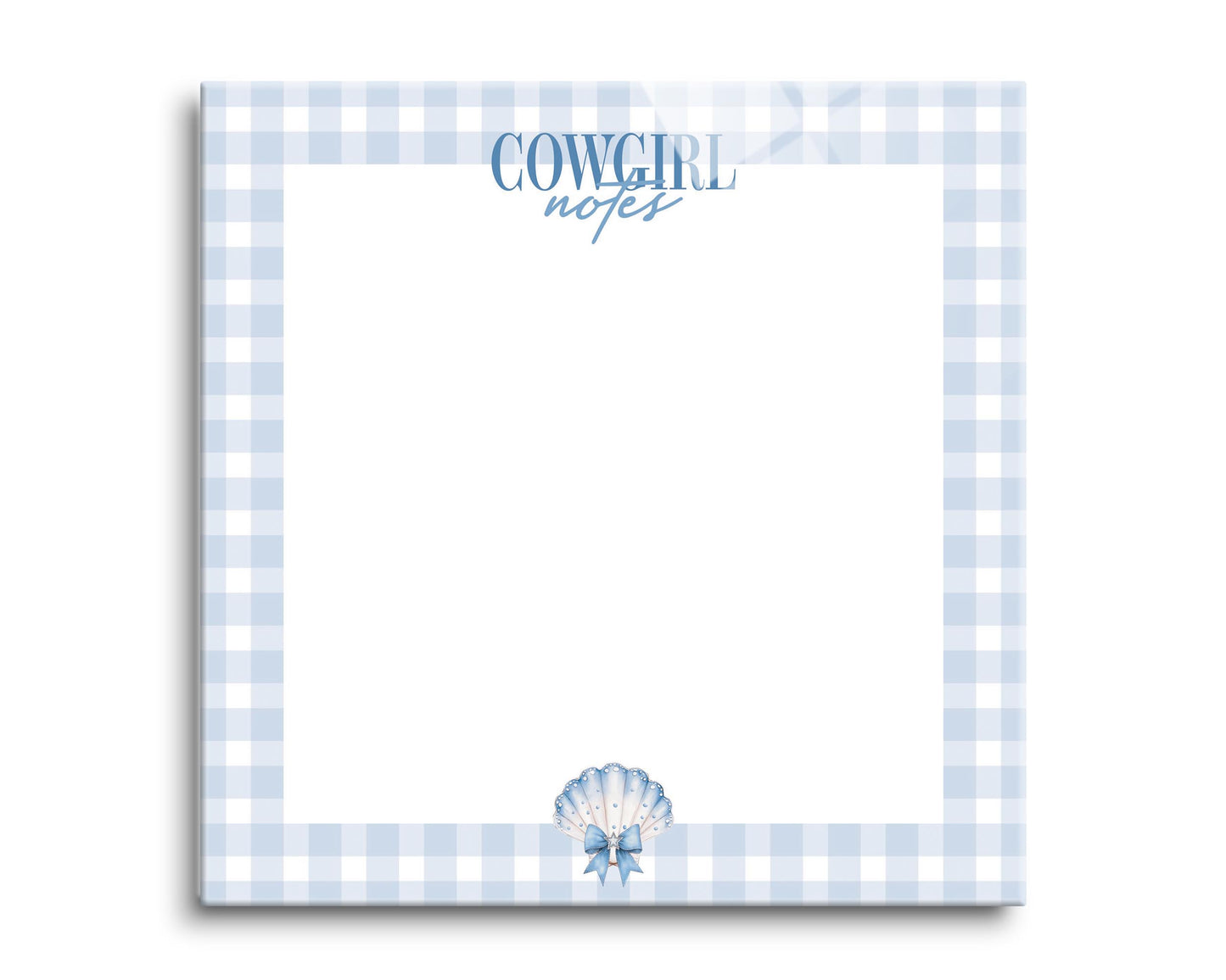 8x8 Glass Dry Erase-Coastal Cowgirl -0