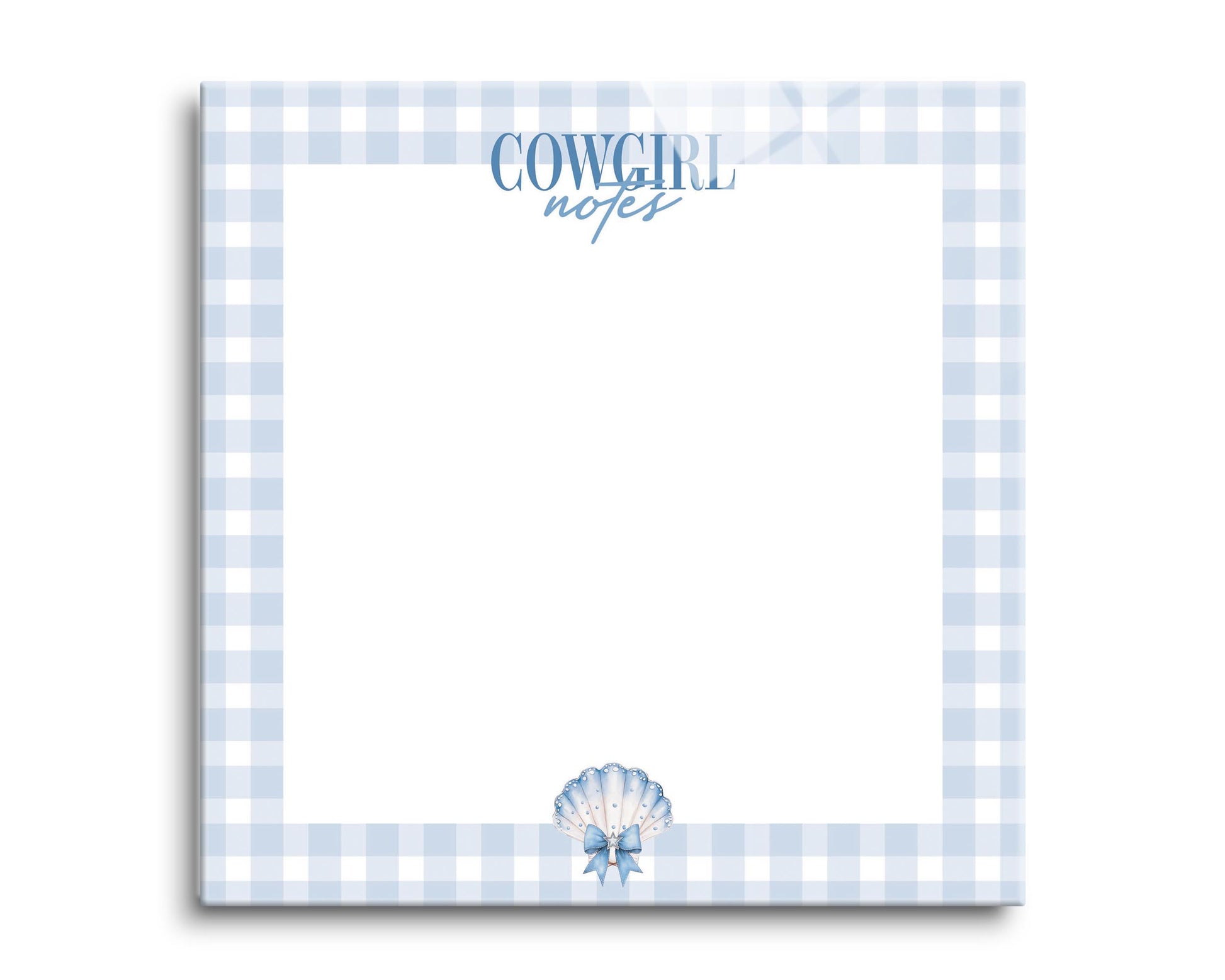 8x8 Glass Dry Erase-Coastal Cowgirl -0