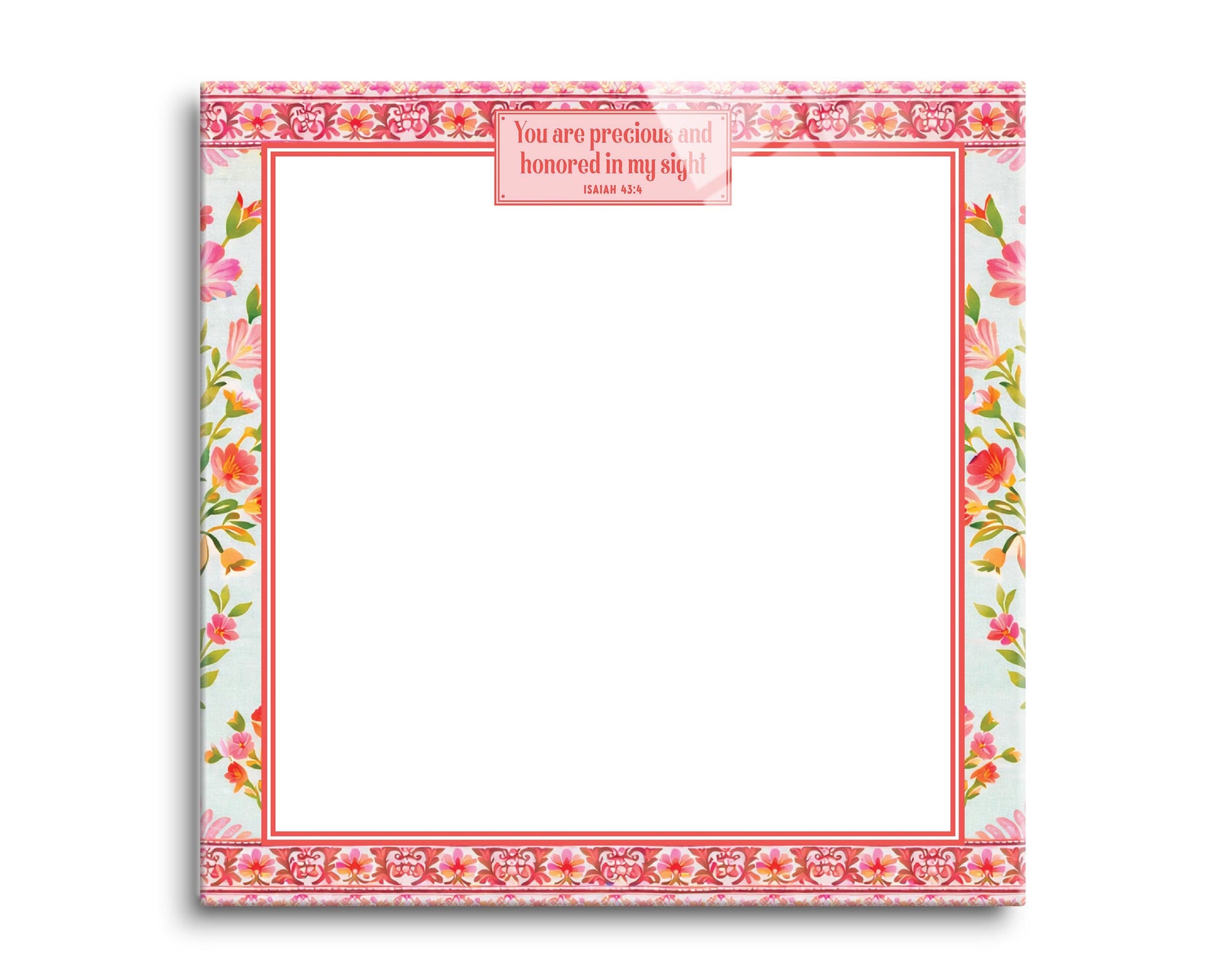 8x8 Glass Dry Erase-Faithful Promises -0