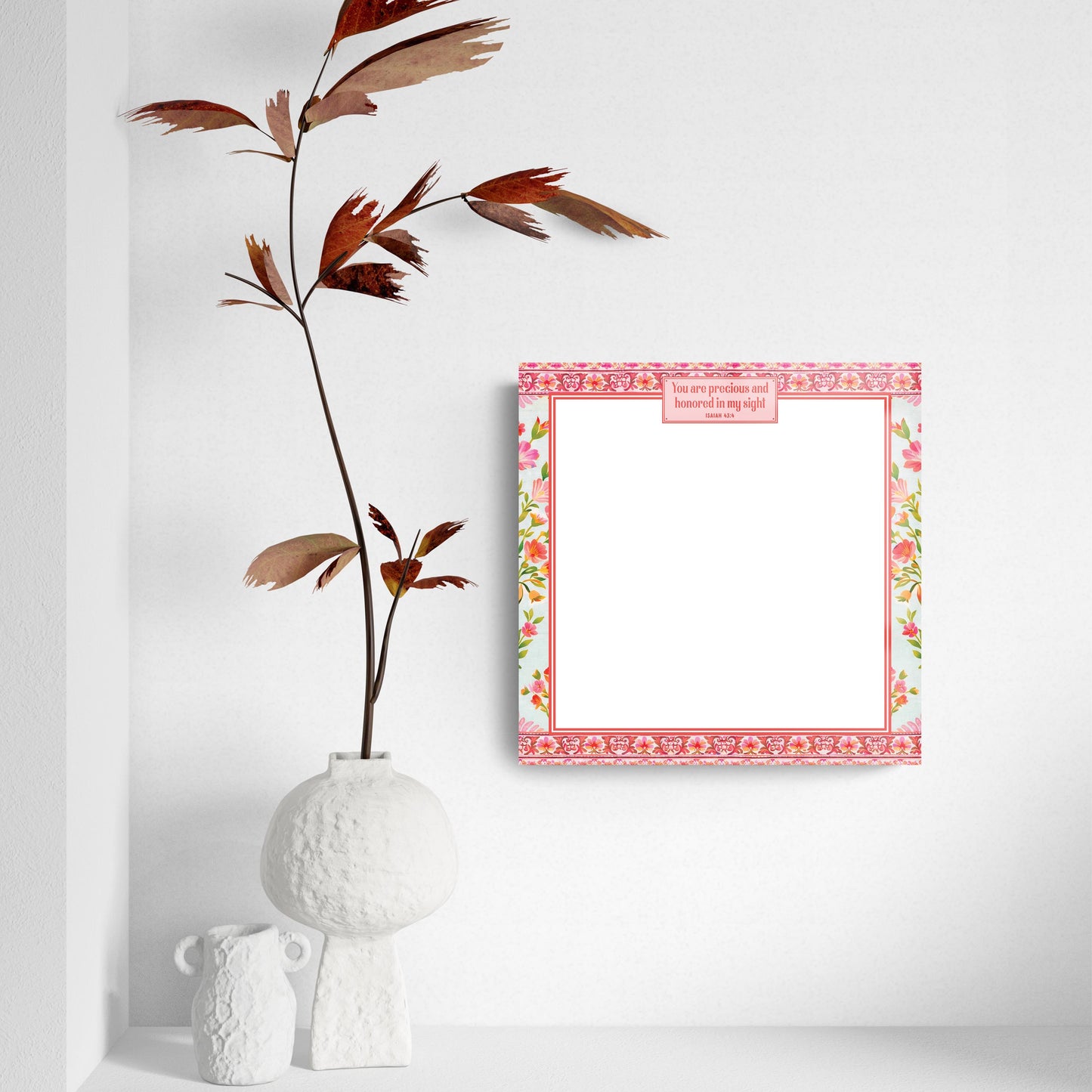 8x8 Glass Dry Erase-Faithful Promises -4
