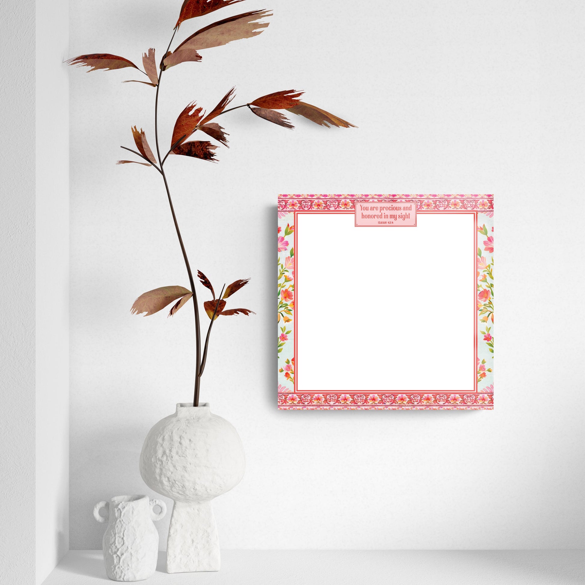 8x8 Glass Dry Erase-Faithful Promises -4