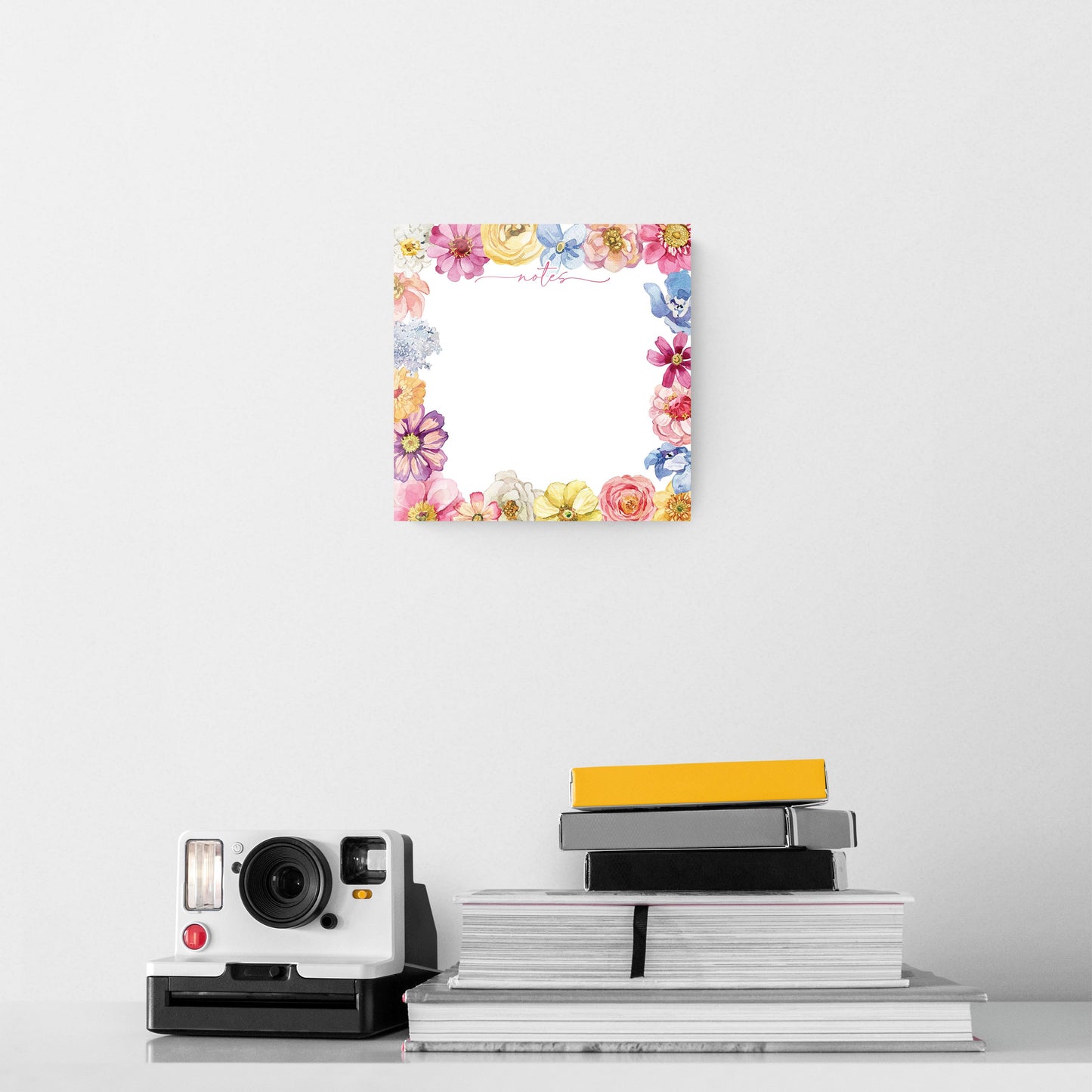 8x8 Glass Dry Erase-Fantasy Garden Notes -5