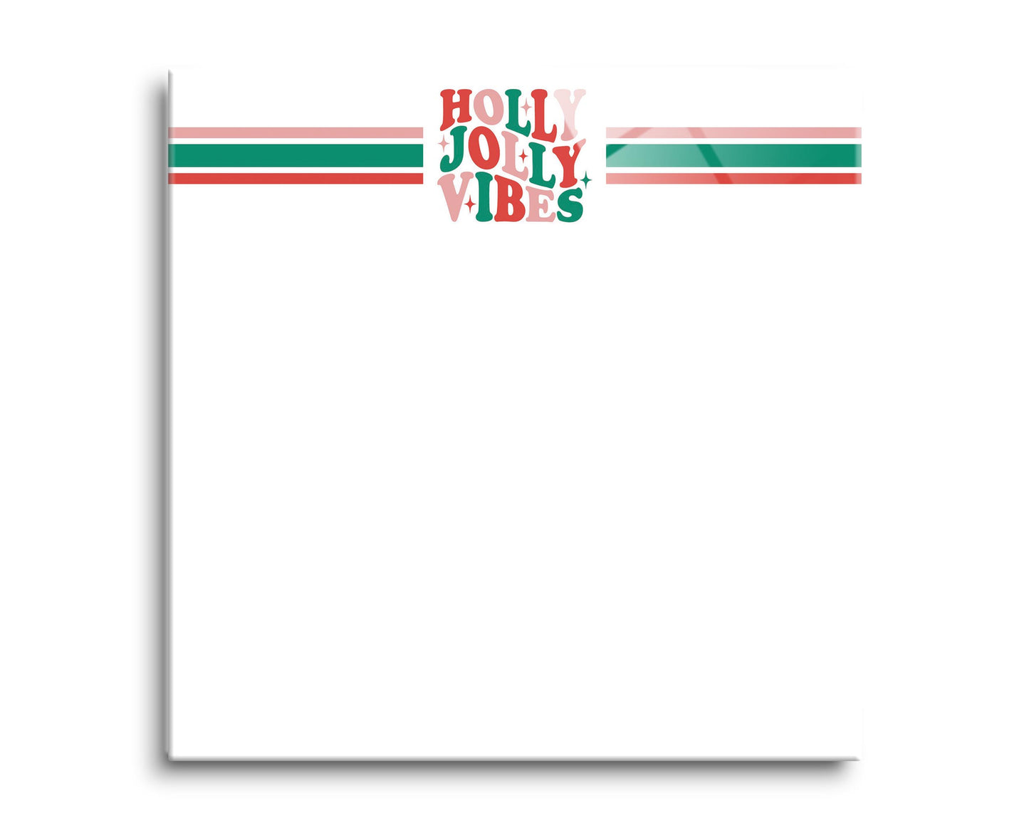 8x8 Glass Dry Erase-Holly Jolly Vibes