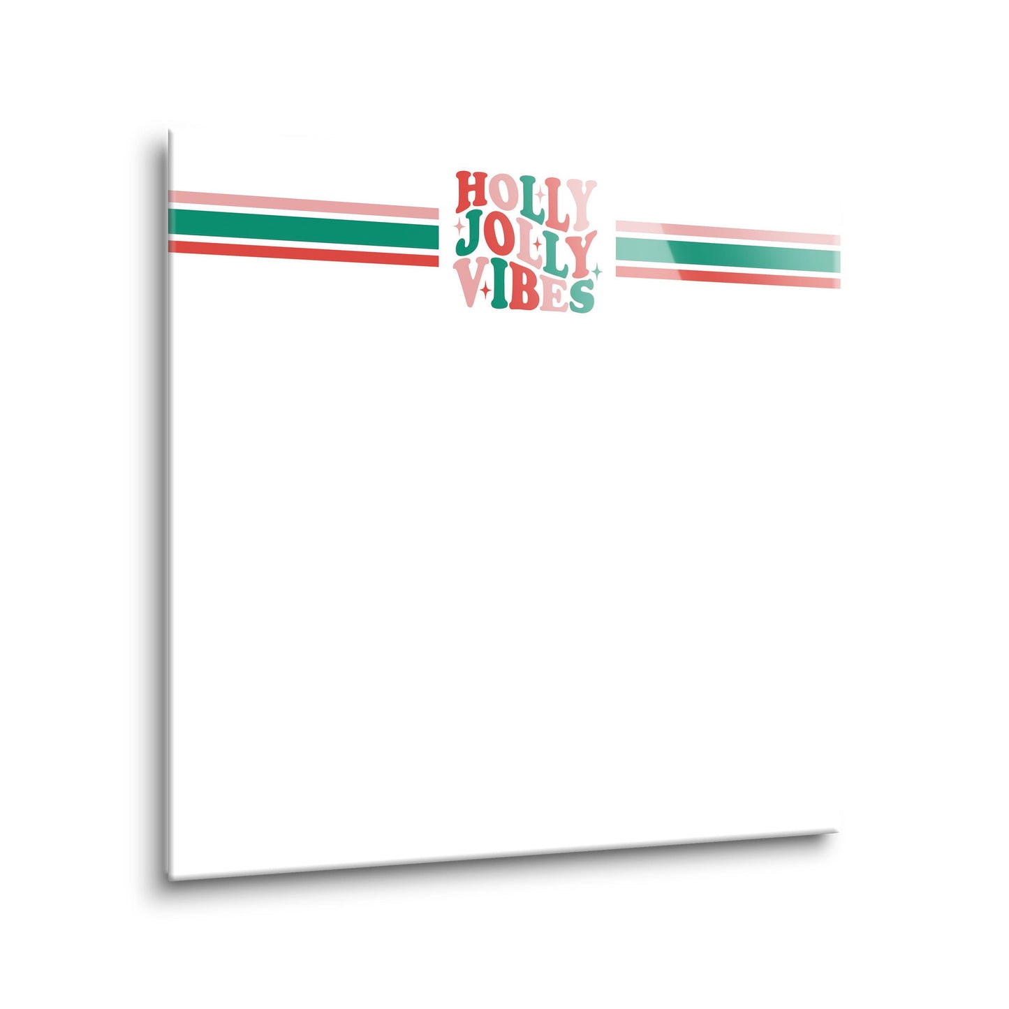 8x8 Glass Dry Erase-Holly Jolly Vibes