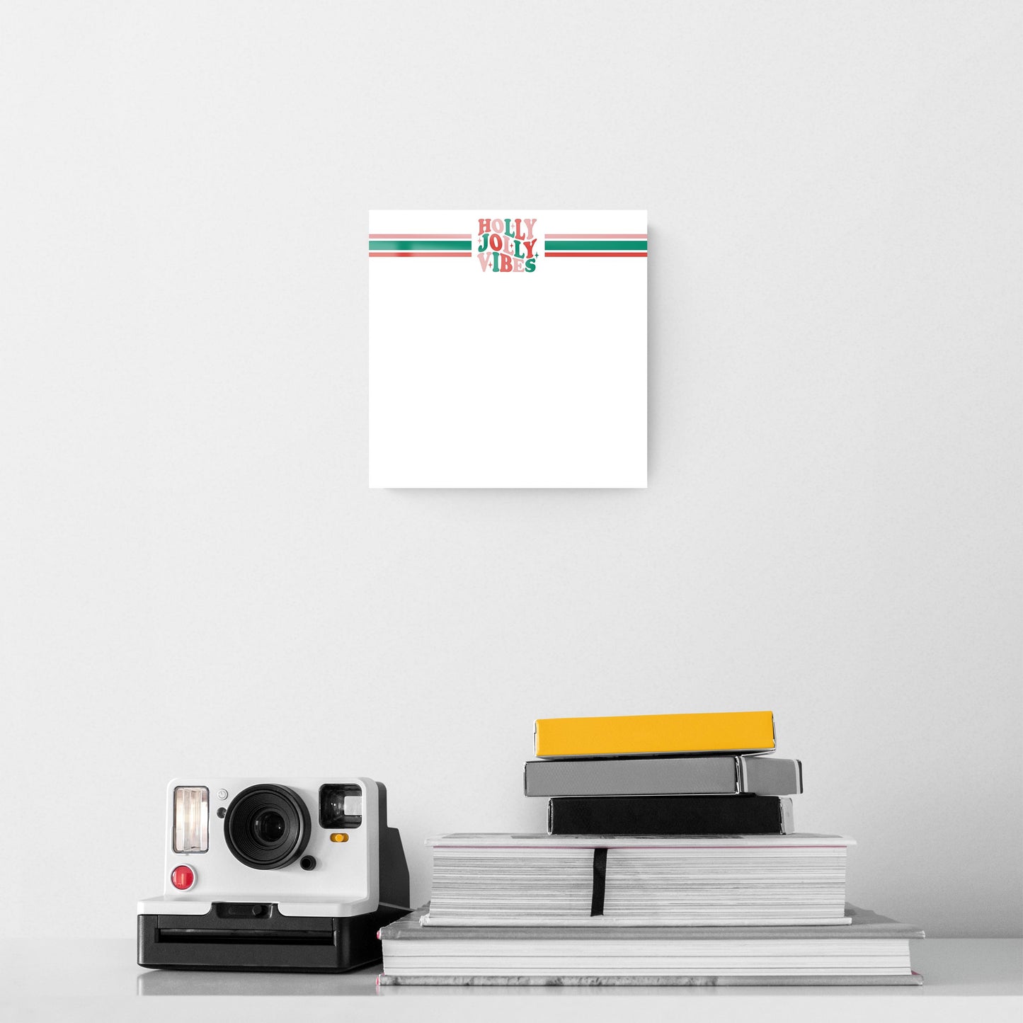 8x8 Glass Dry Erase-Holly Jolly Vibes