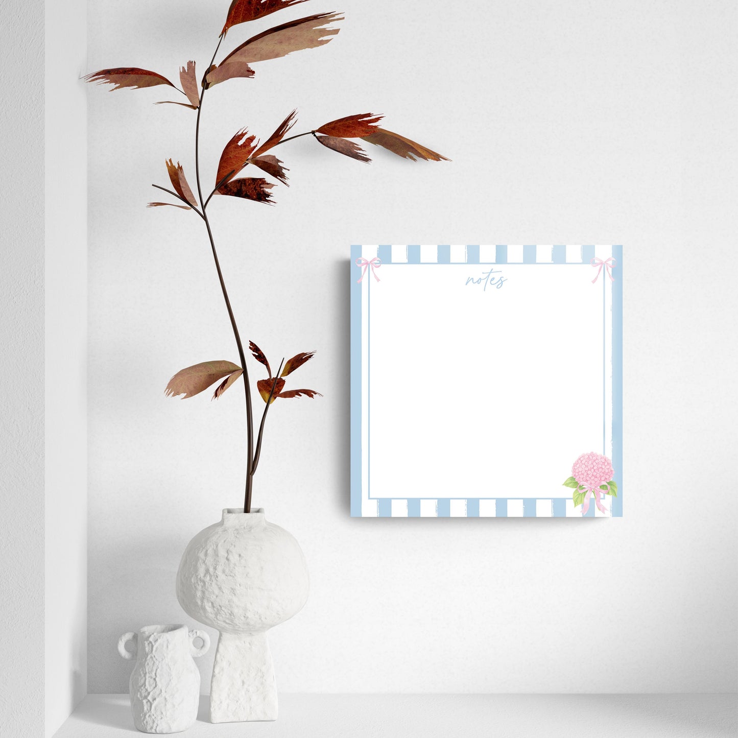 8x8 Glass Dry Erase-Hydrangea Cottage -4