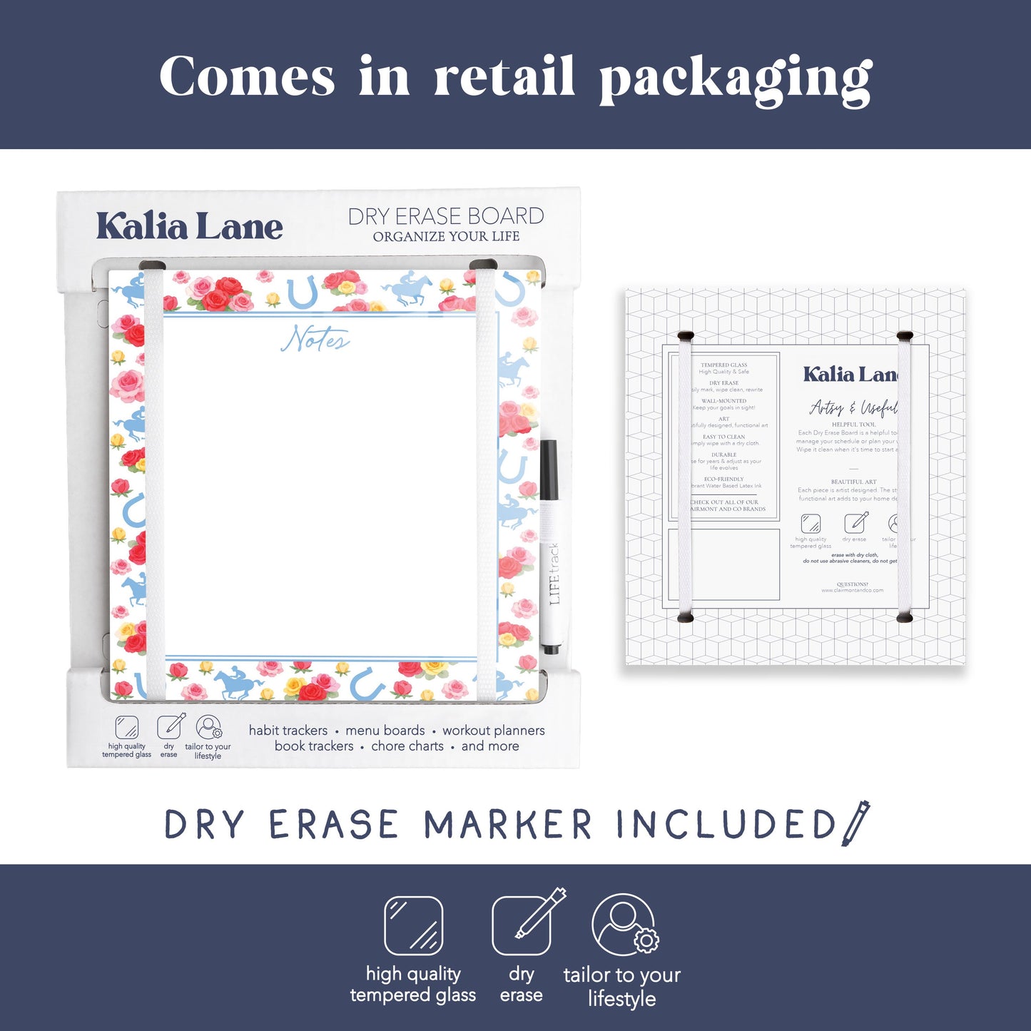8x8 Glass Dry Erase-Derby -3