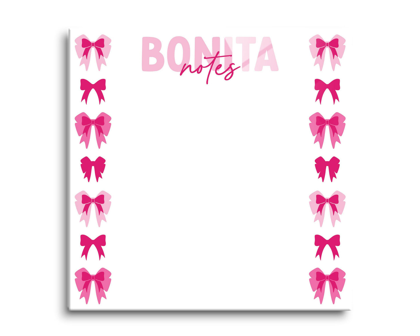 8x8 Glass Dry Erase-Bonita Bows -0
