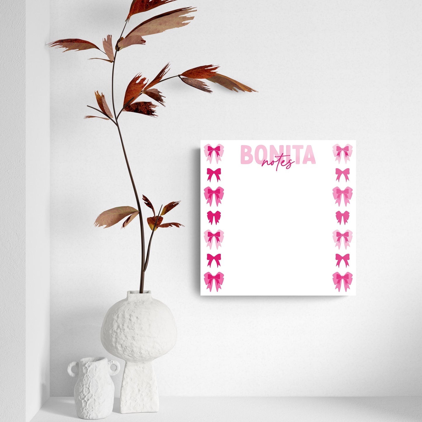 8x8 Glass Dry Erase-Bonita Bows -4
