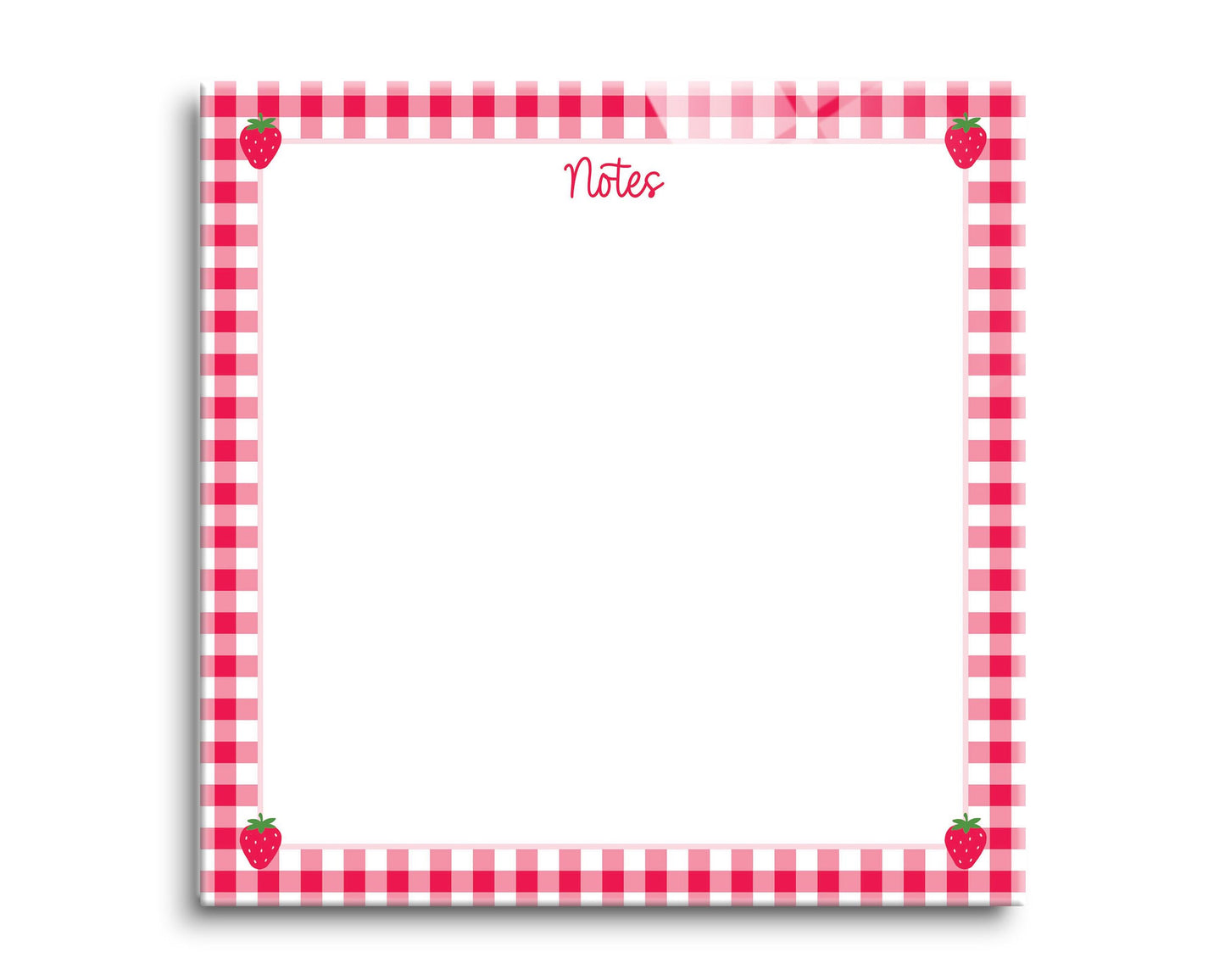 8x8 Glass Dry Erase-Strawberry Parlor -0