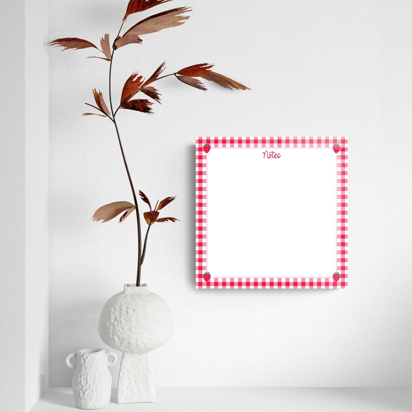 8x8 Glass Dry Erase-Strawberry Parlor -4