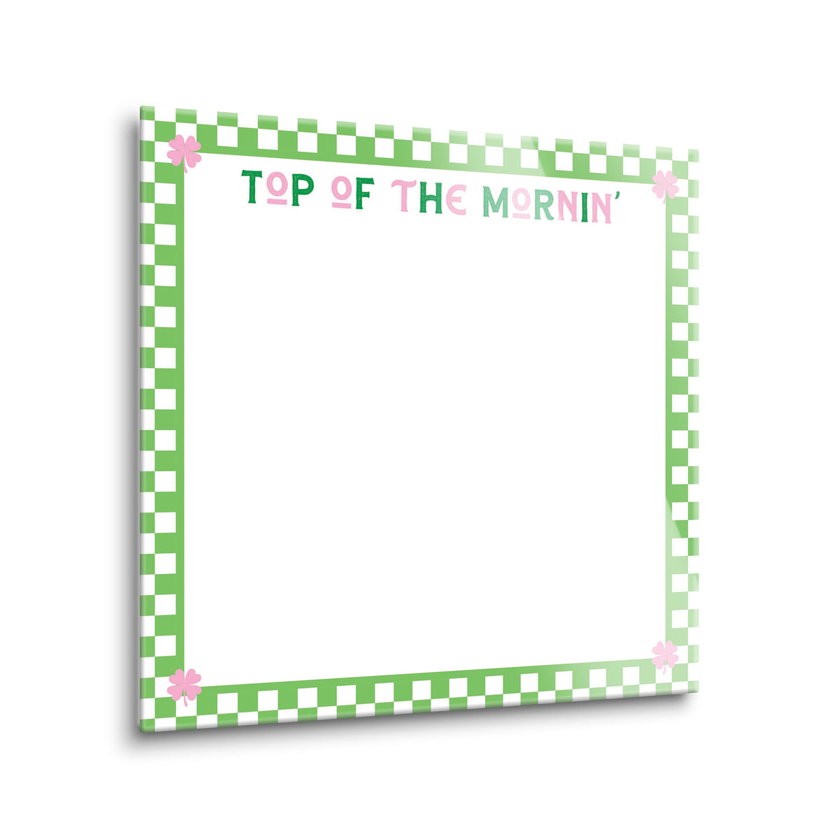 8x8 Glass Dry Erase-St. Patty's Day -1