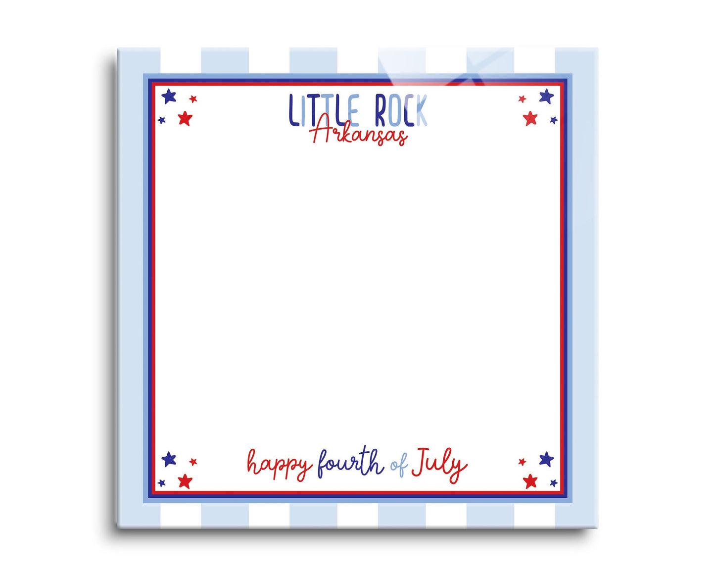 8x8 Glass Dry Erase-Love+Local 4th of July 250th Anniversary -0