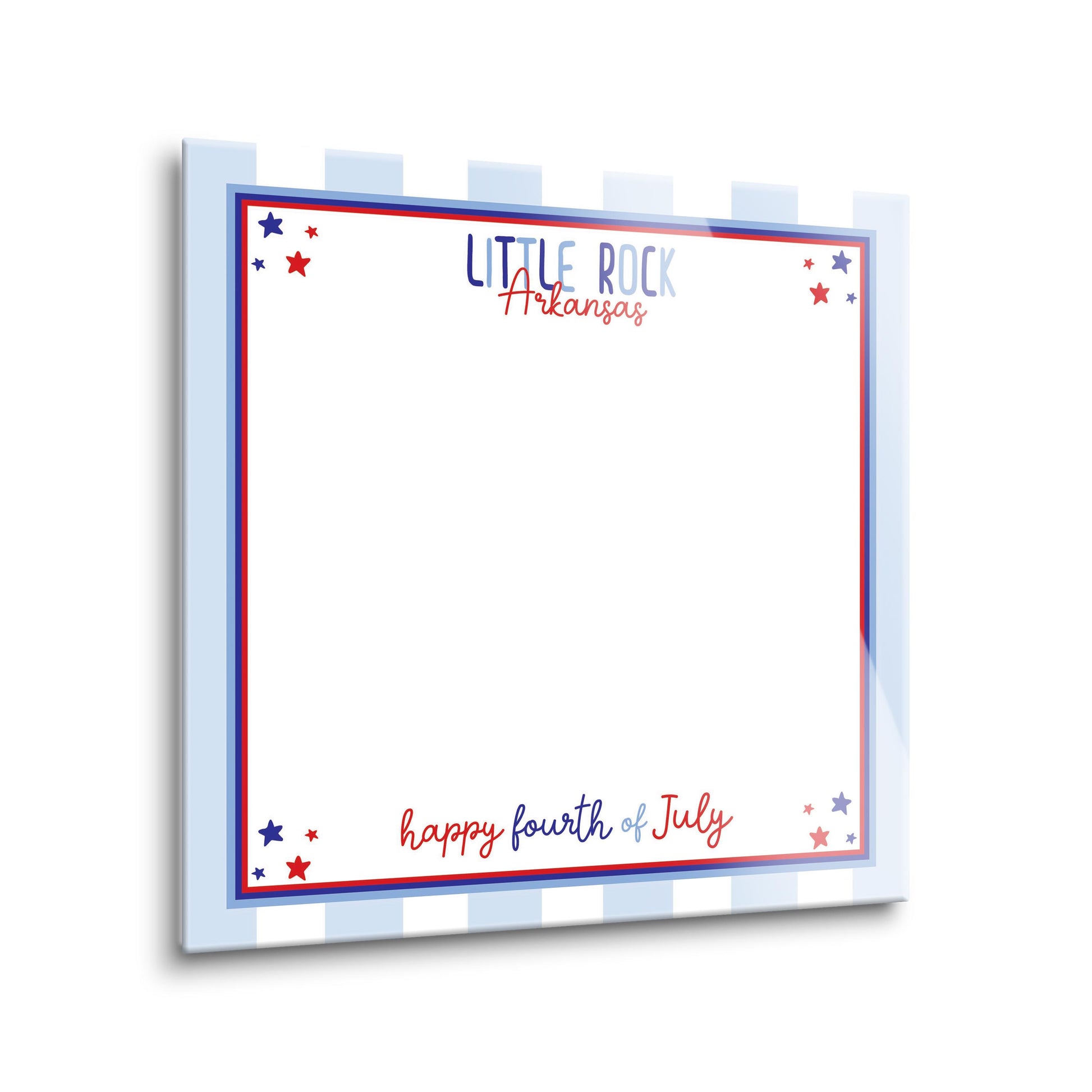 8x8 Glass Dry Erase-Love+Local 4th of July 250th Anniversary -1