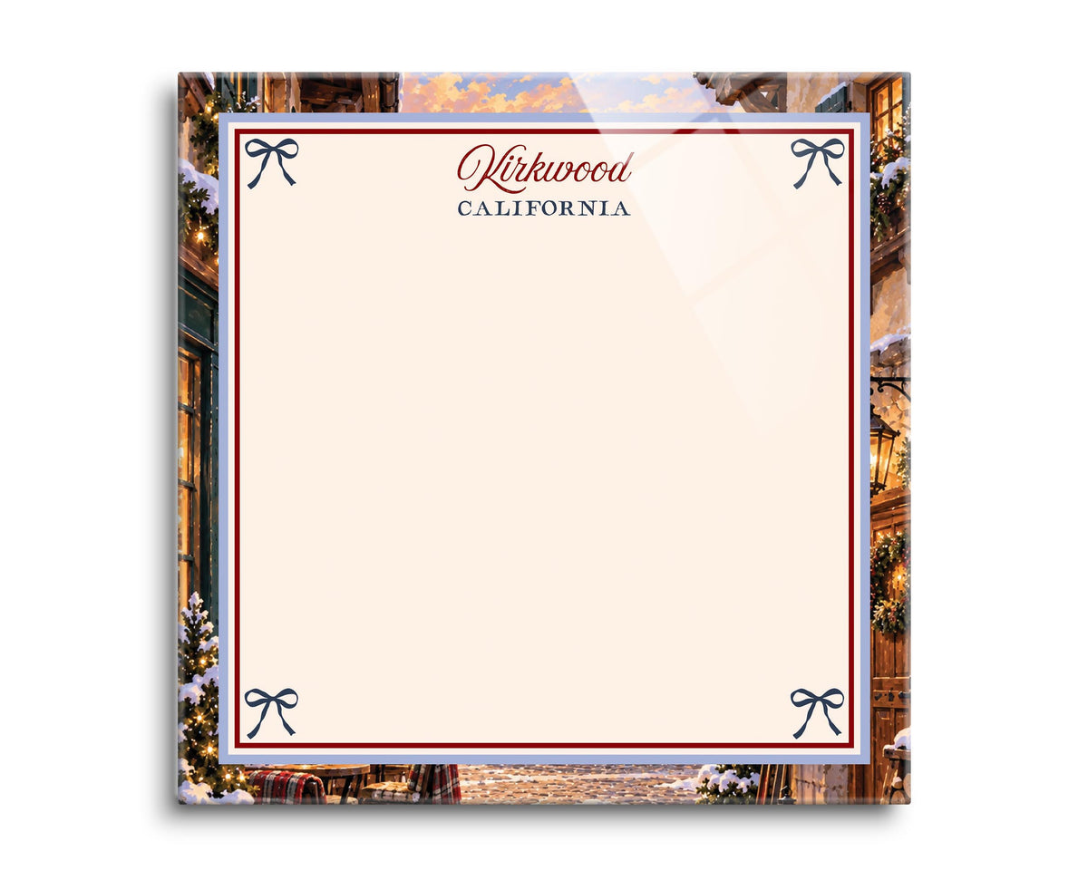 8x8 Glass Dry Erase-Chalet Girl | Custom -0