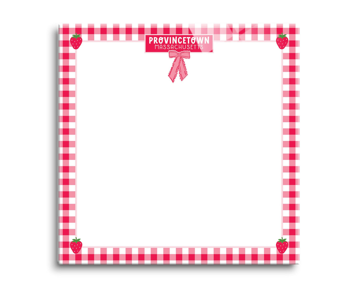 8x8 Glass Dry Erase-Love+Local Strawberry Parlor -0
